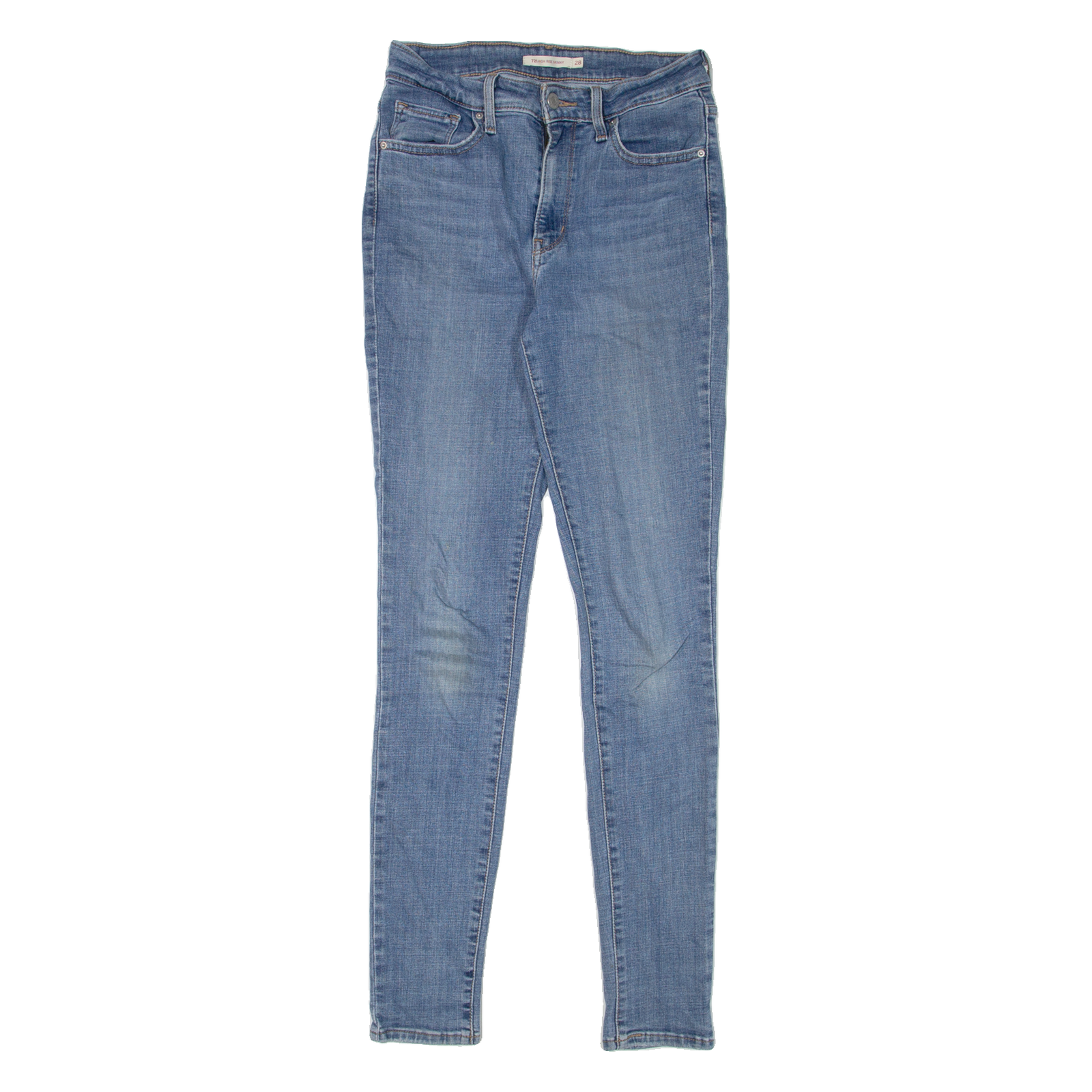 LEVI'S 721 High Rise Womens Jeans Blue Slim Skinny Stone Wash W28 L32 Refurbished - N/A refurbished available on Cerqular