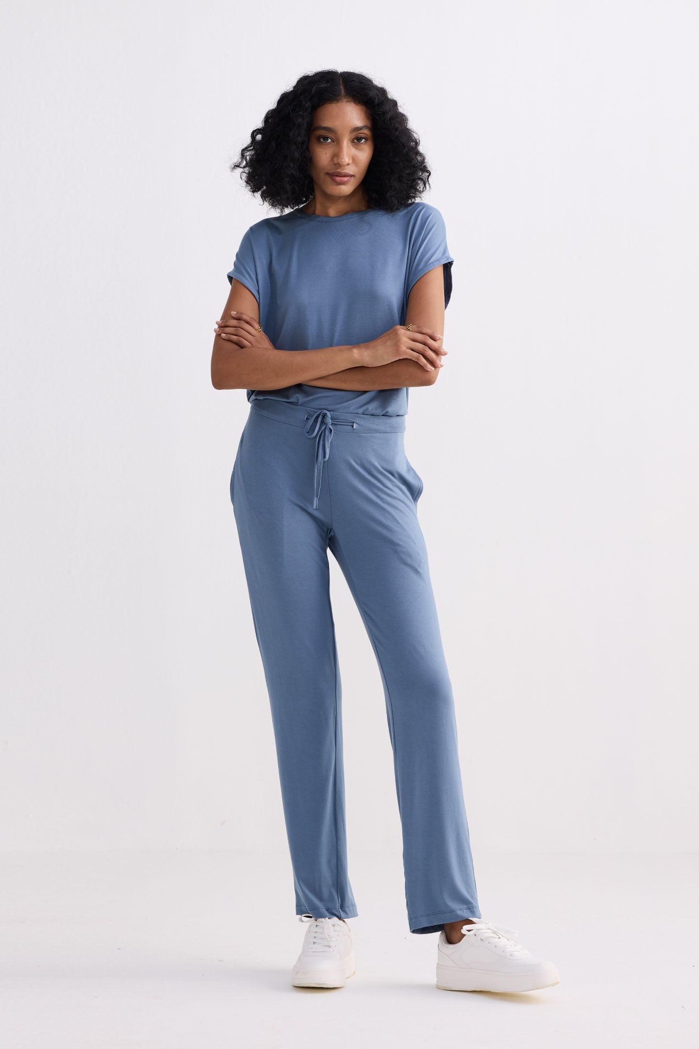 Wide Leg Pant in Blue | Color: Arctic Sea | Size: XS Refurbished - Resistor (Note: This is a generic term for an electronic component, refurbished available on Cerqular