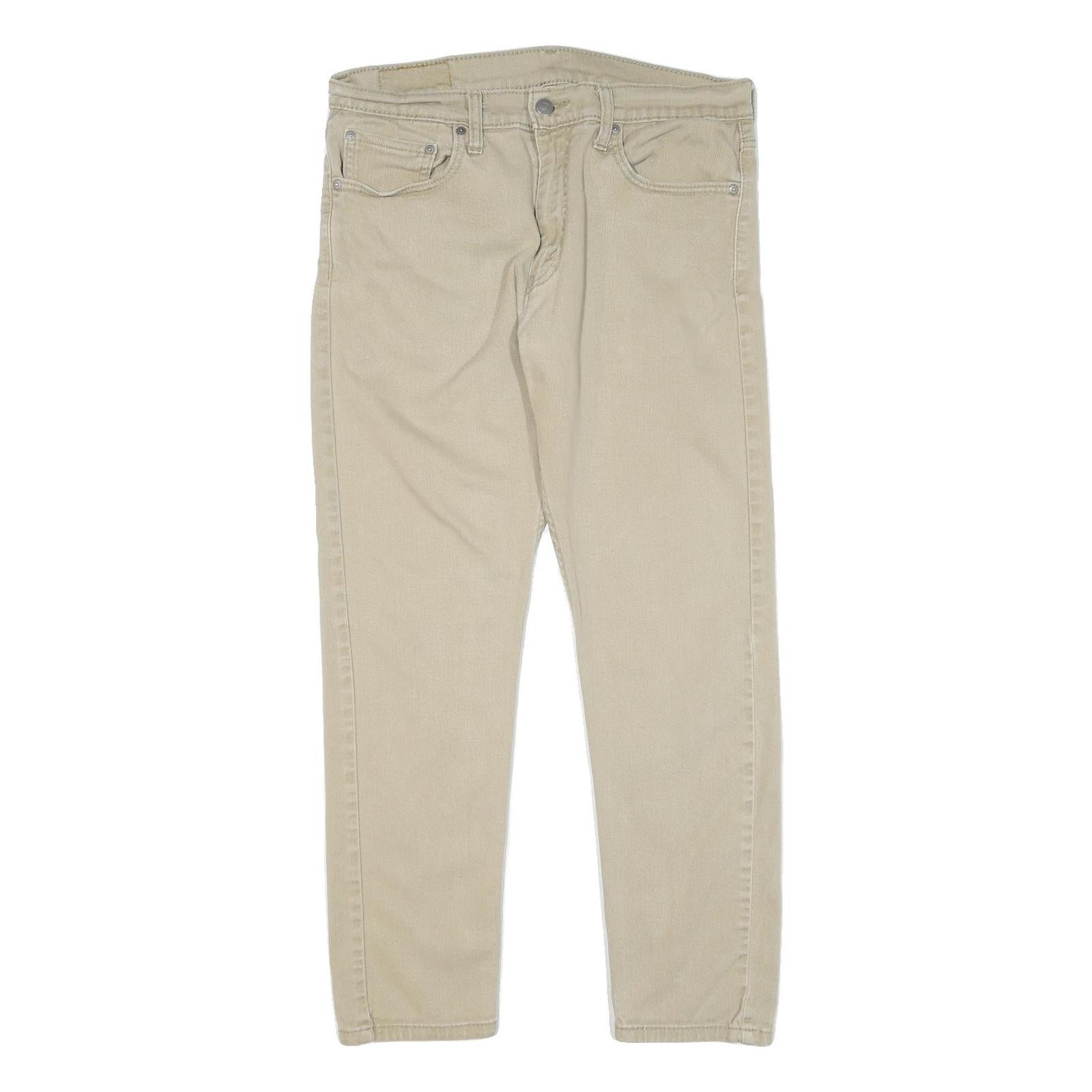 Buy LEVI'S Mens Beige Regular Fit Straight Denim Jeans W33 L28 Cotton Blend Zip Refurbished - $41.59 LEVI'S Mens Beige Regular Fit Straight Denim Jeans W33 L28 Cotton Blend Zip Refurbished - N/A refurbished available on Cerqular