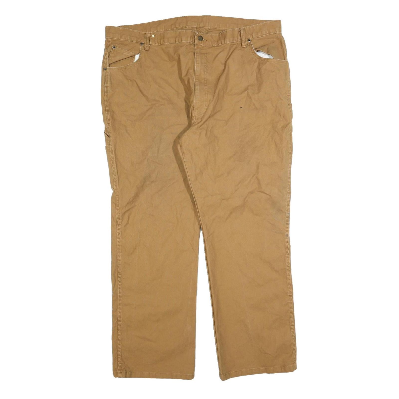 DICKIES Mens Jeans Beige Regular Straight Denim W44 L32 Workwear Zip Closure Refurbished - N/A refurbished available on Cerqular