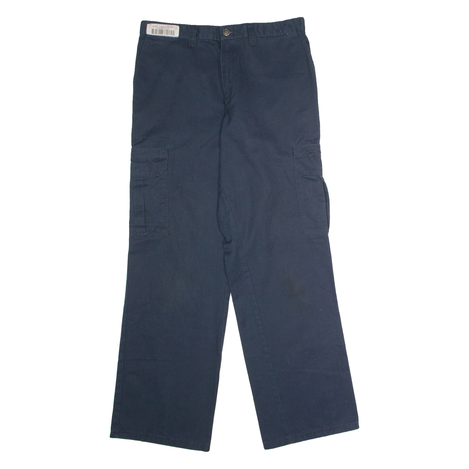 DICKIES Workwear Cargo Mens Trousers Blue Regular Straight W34 L32 Refurbished - N/A refurbished available on Cerqular