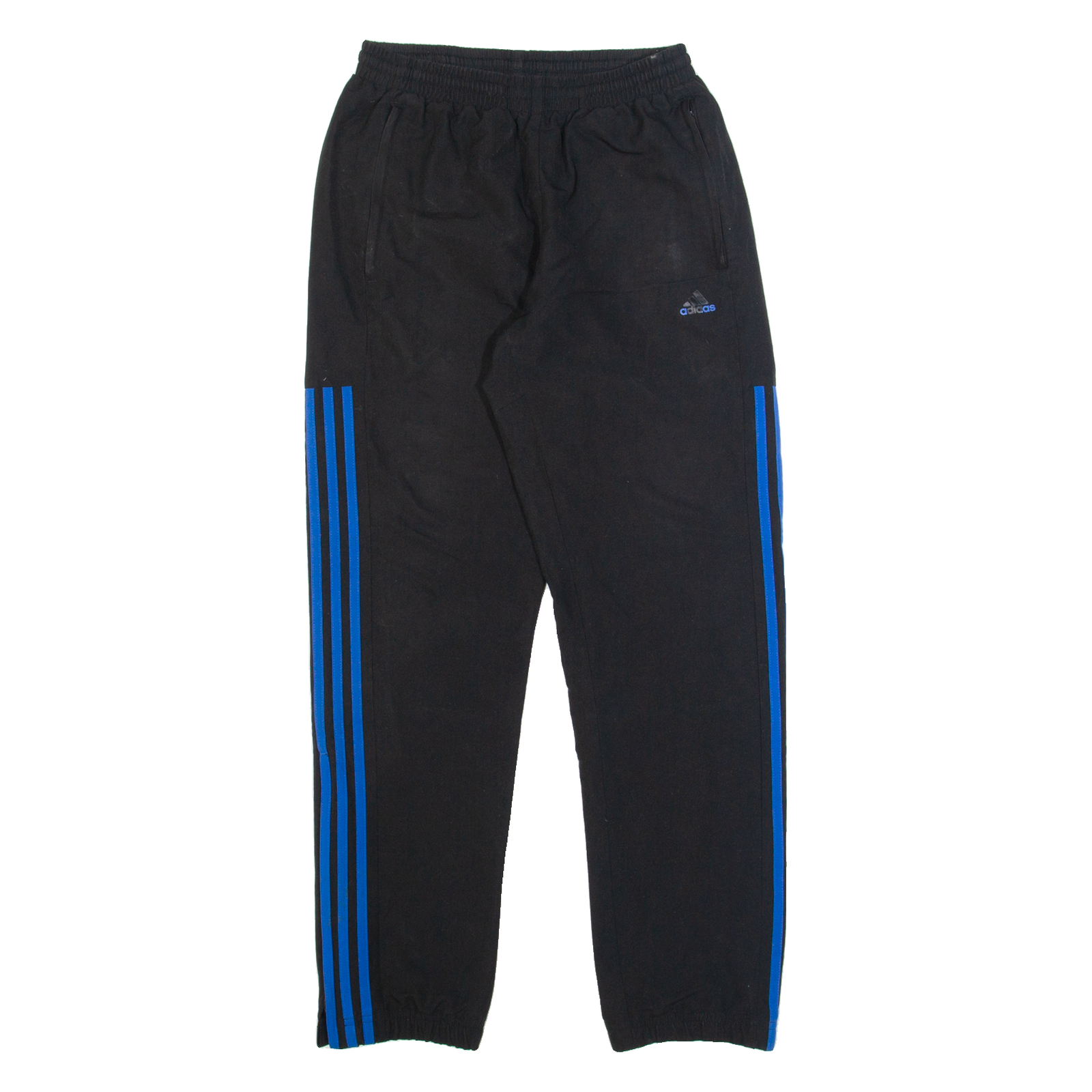 ADIDAS Mens Joggers Black Tapered S W26 L20 Refurbished - N/A refurbished available on Cerqular