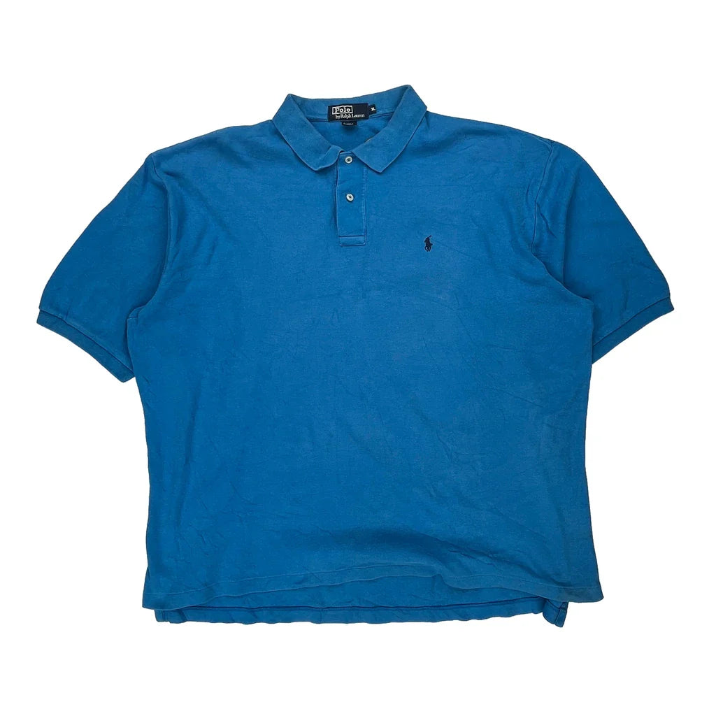 Buy Polo By Ralph Lauren Polo Shirt - XL Blue Cotton Refurbished - $26.79 Polo By Ralph Lauren Polo Shirt - XL Blue Cotton Refurbished - Thrifted (note: this is a term often used to describe second- refurbished available on Cerqular