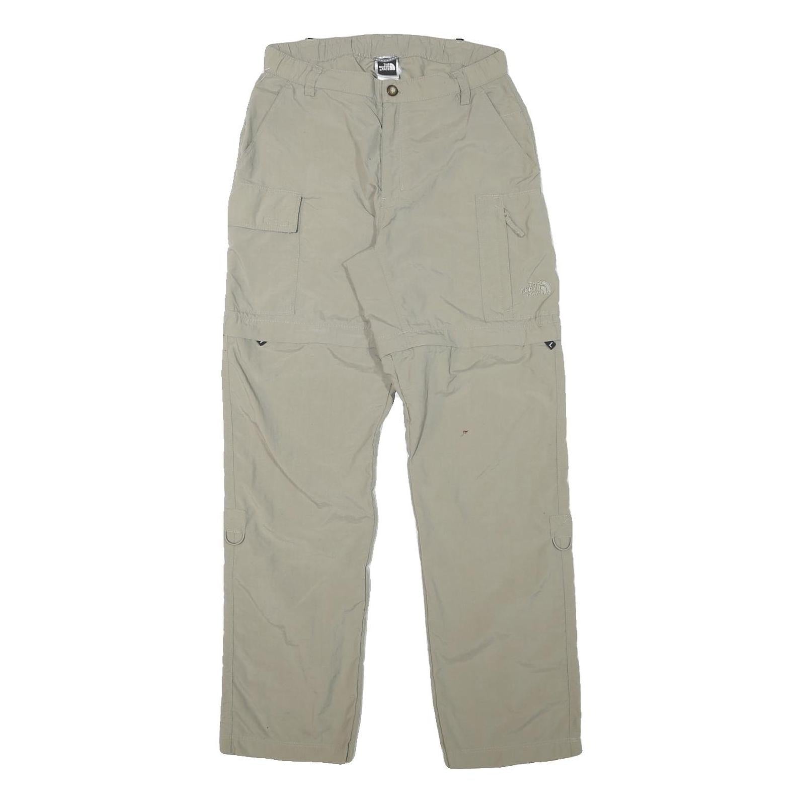 THE NORTH FACE Womens Regular Beige Cargo Zip Trousers W25 L28 Outdoor Utility Refurbished - N/A refurbished available on Cerqular