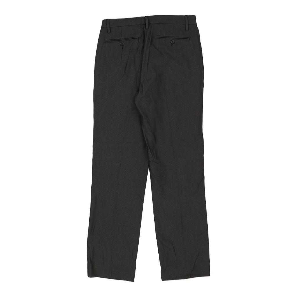 Sisky Trousers - 30W UK 10 Grey Wool Blend Refurbished - Thrifted (note: this is a term often used to describe second- refurbished available on Cerqular