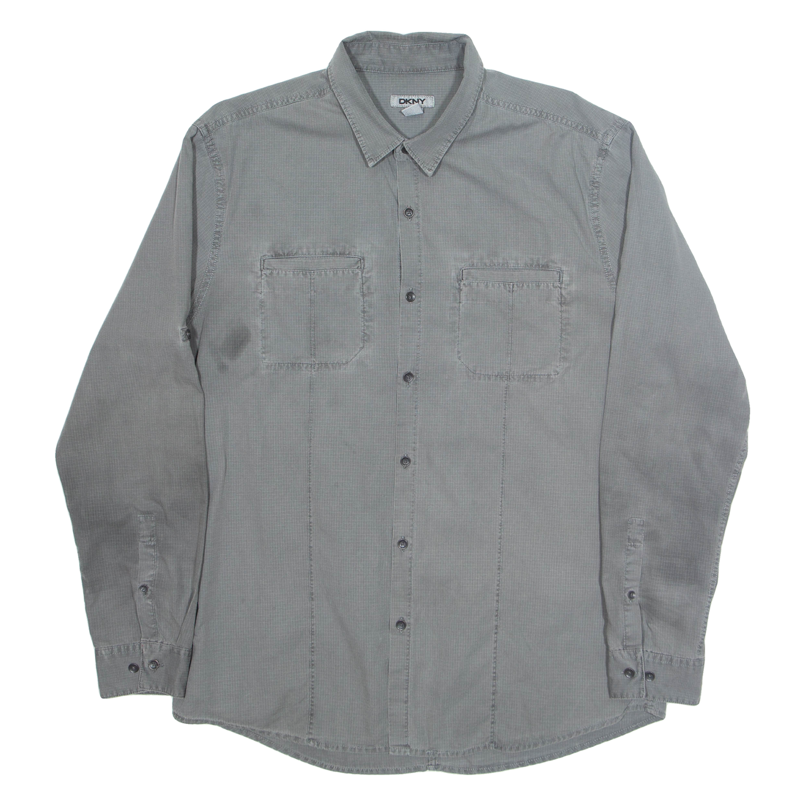 Buy DKNY Mens Plain Shirt Grey Long Sleeve L Refurbished - $28.59 DKNY Mens Plain Shirt Grey Long Sleeve L Refurbished - N/A refurbished available on Cerqular
