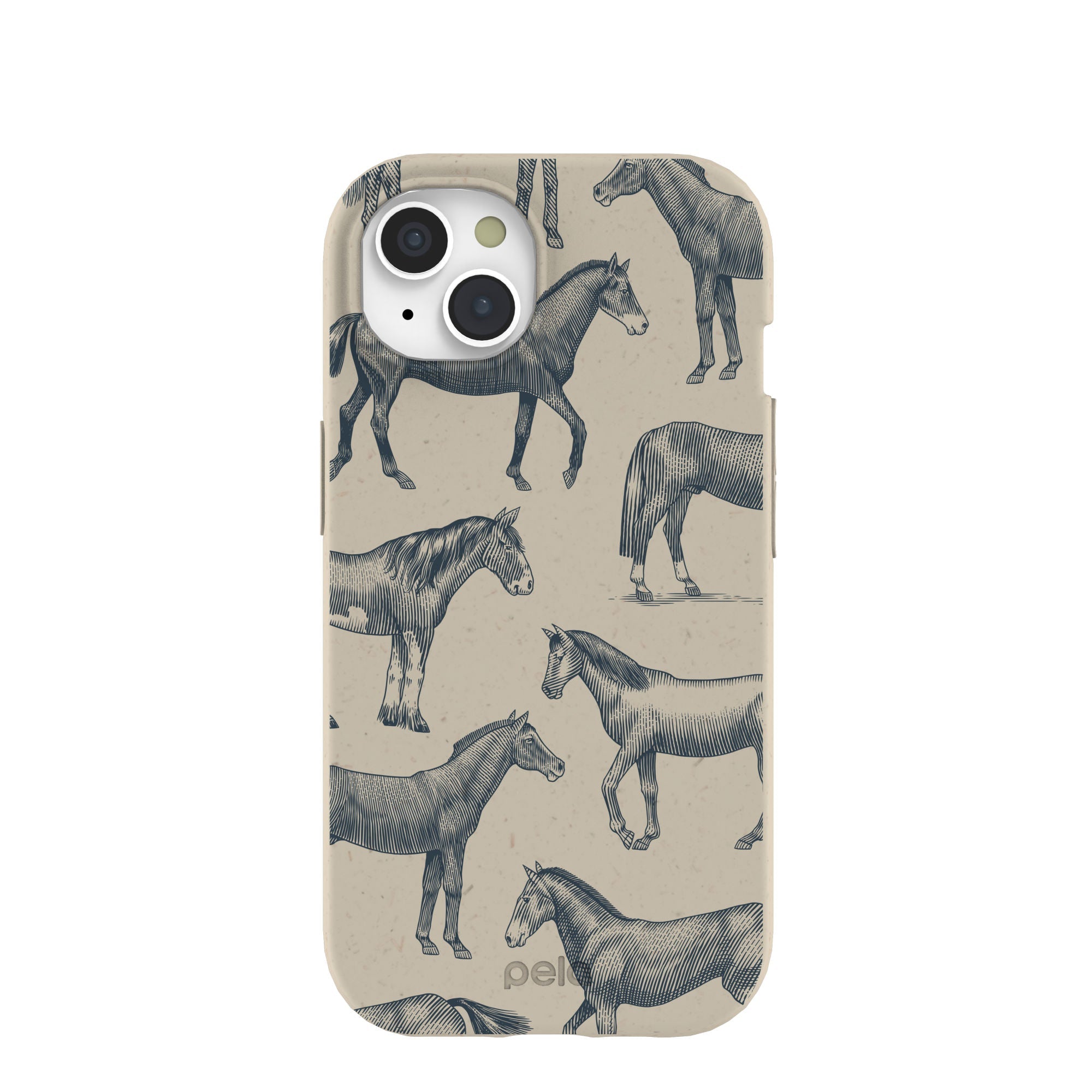 London Fog Vintage Gallop iPhone 15 Case Refurbished - Pela Case refurbished available on Cerqular