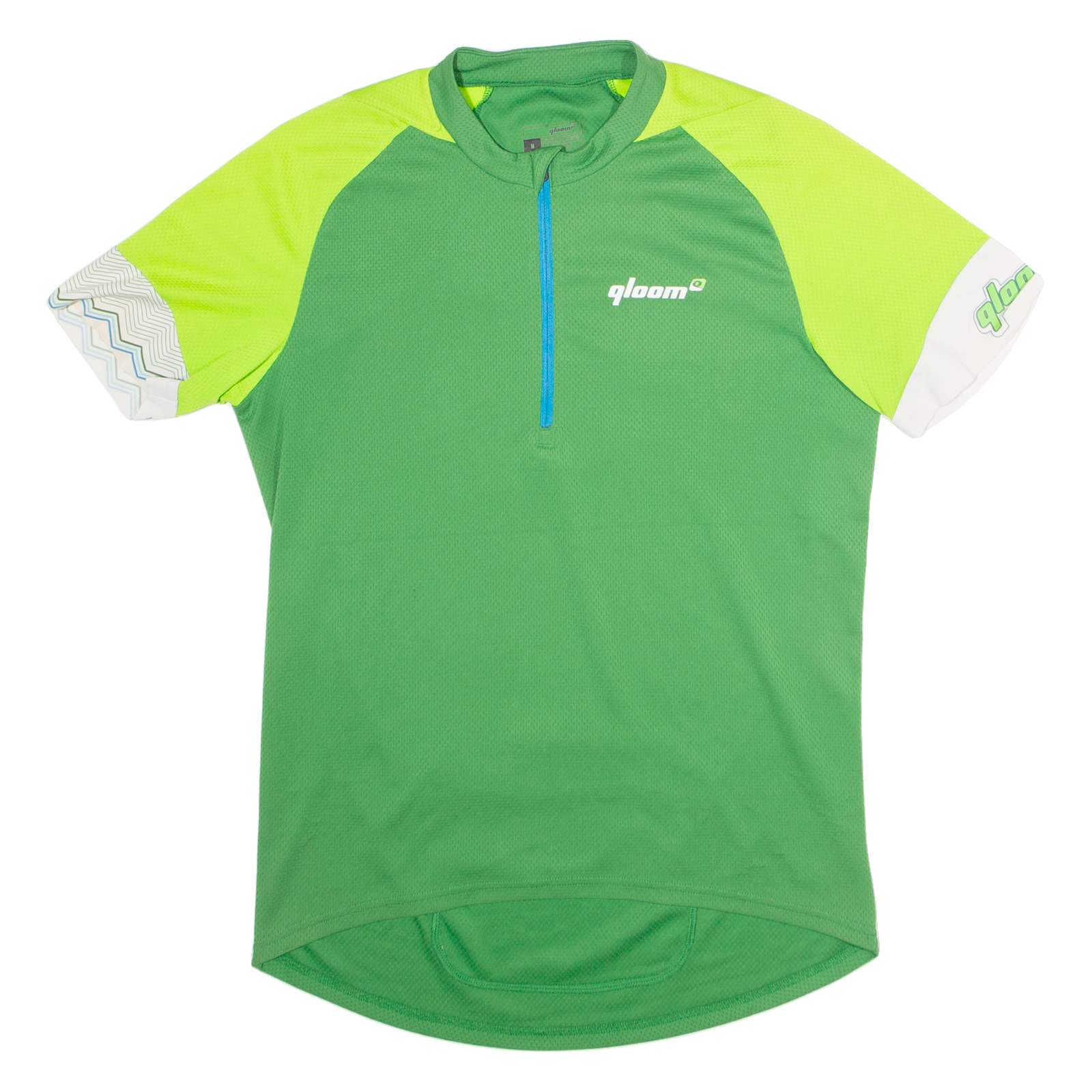 QLOOM Cycling Mens Jersey Green 1/4 Zip M Refurbished - N/A refurbished available on Cerqular