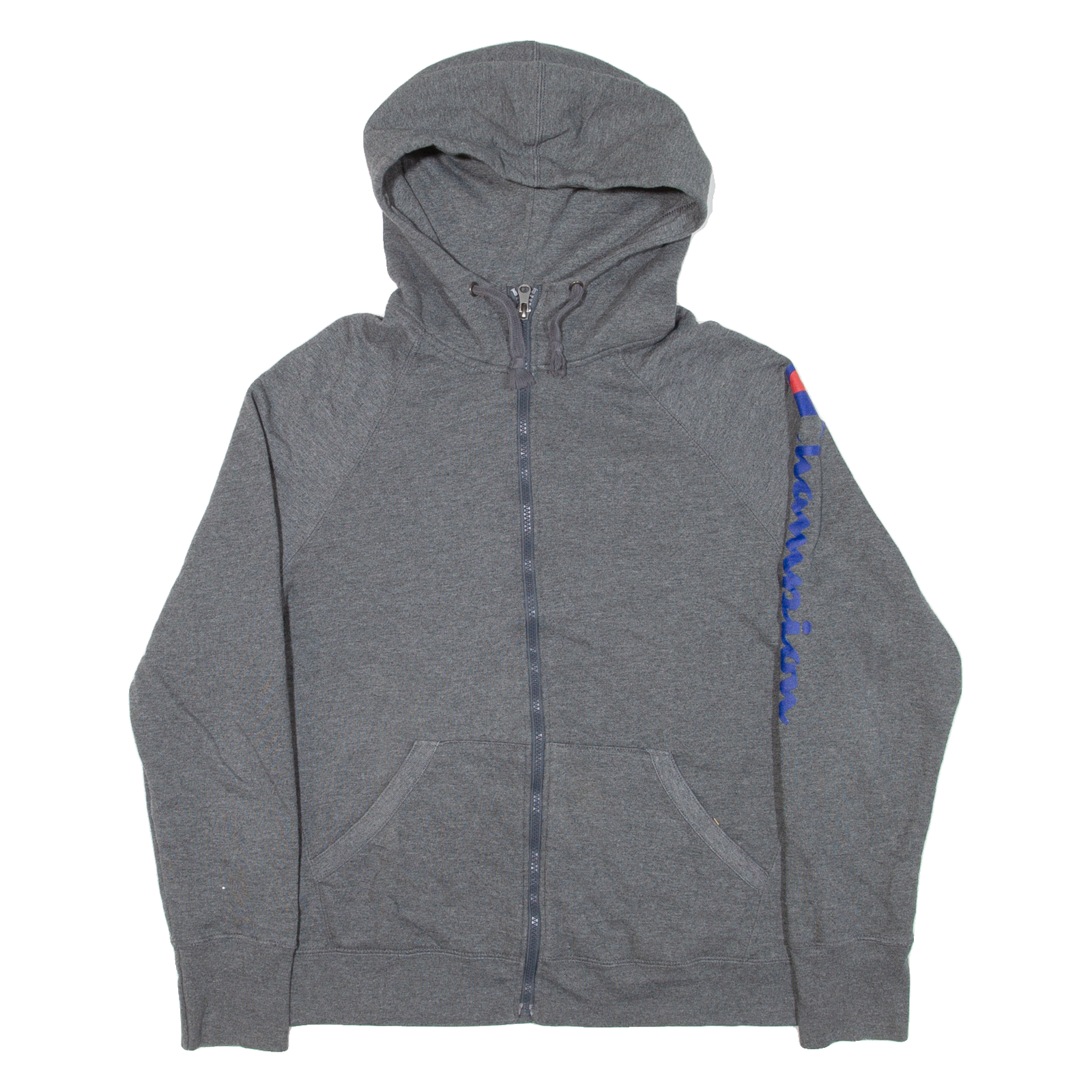 CHAMPION Womens Grey Hoodie Full Zip L Refurbished - N/A refurbished available on Cerqular