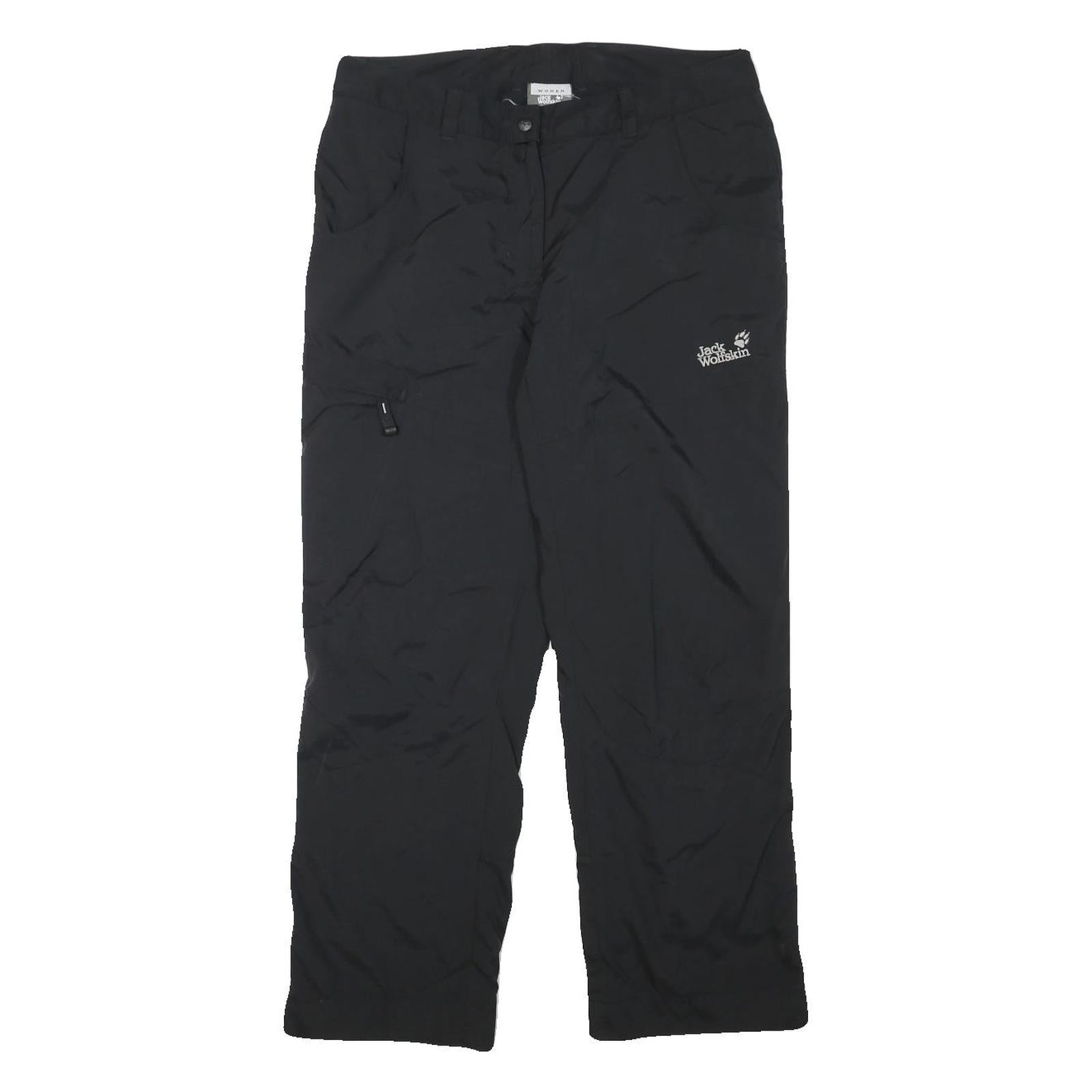 JACK WOLFSKIN Womens Polyester Blend Black Regular Fit Lined Trousers W31 L26 Refurbished - N/A refurbished available on Cerqular