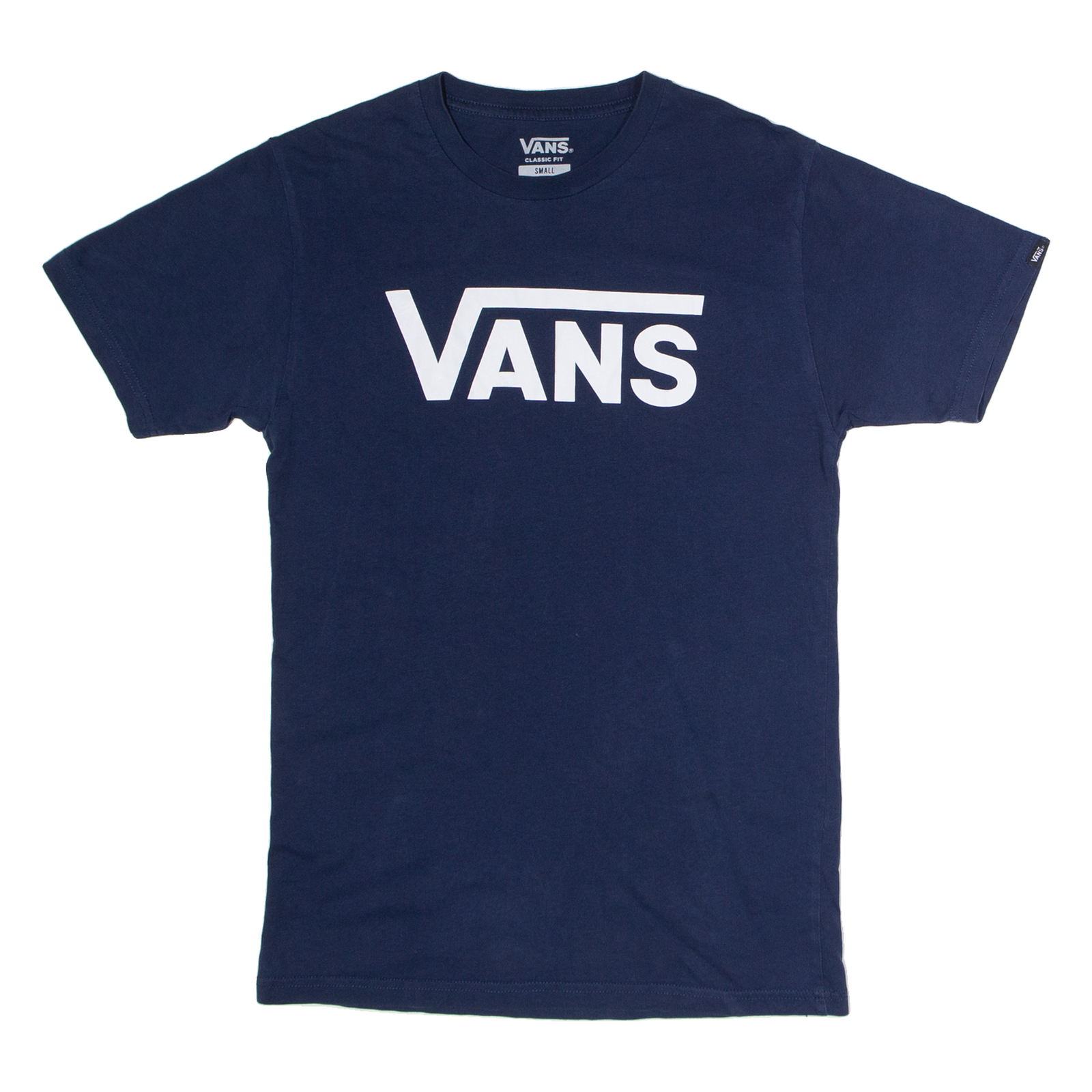 VANS Mens T-Shirt Blue Crew Neck S Refurbished - N/A refurbished available on Cerqular