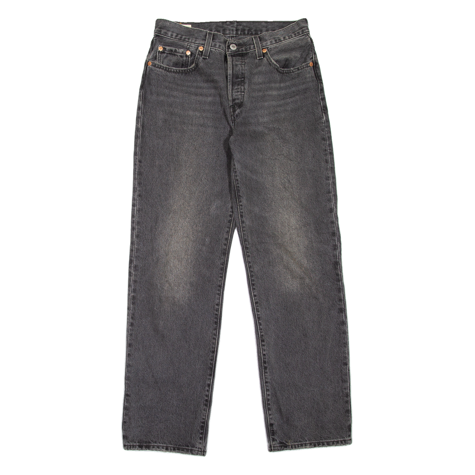 LEVI'S 501 BIG E Jeans Womens Grey Regular Straight Stone Wash W26 L30 Refurbished - N/A refurbished available on Cerqular