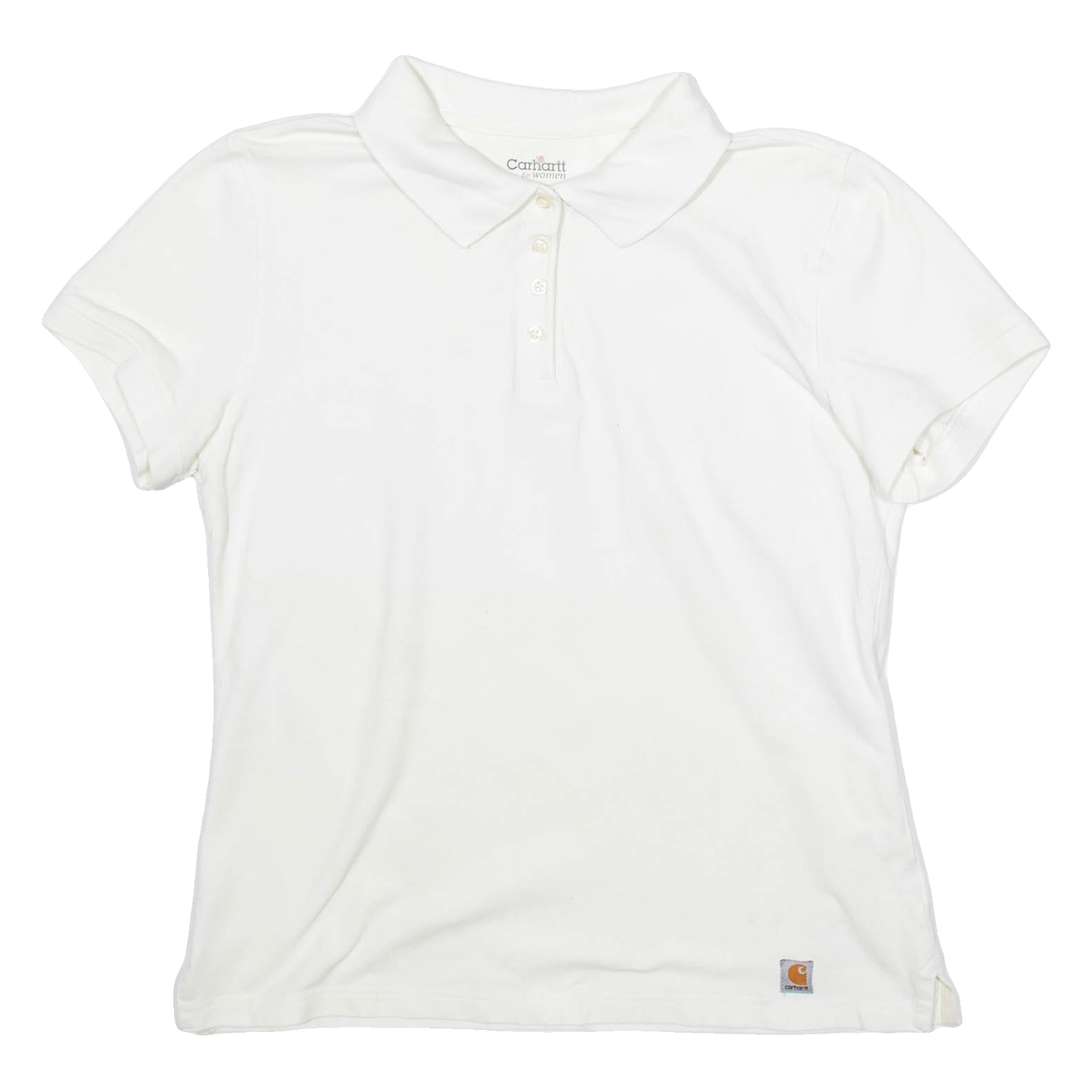 CARHARTT Womens Polo Shirt White M Refurbished - N/A refurbished available on Cerqular