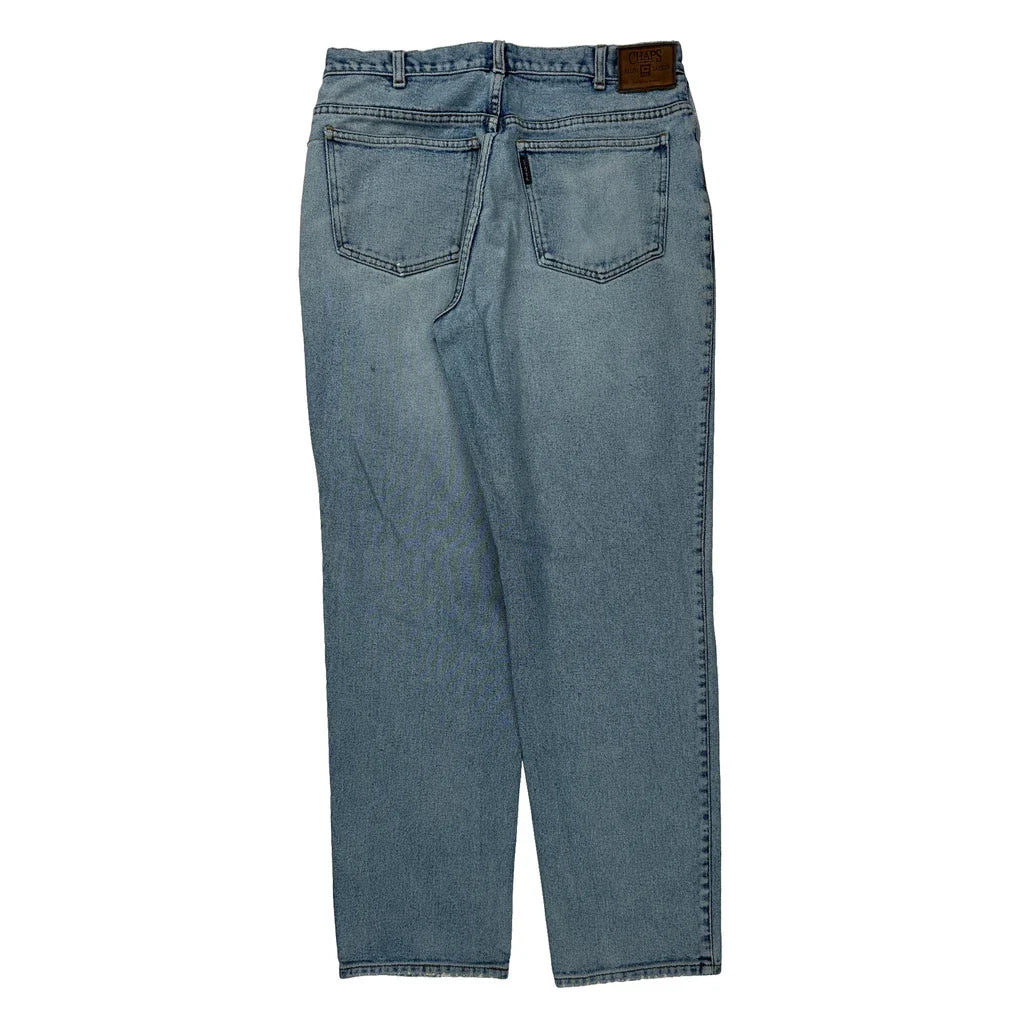 Chaps Denim Jeans - 36W 30L Light Wash Cotton Refurbished - Thrifted (note: this is a term often used to describe second- refurbished available on Cerqular