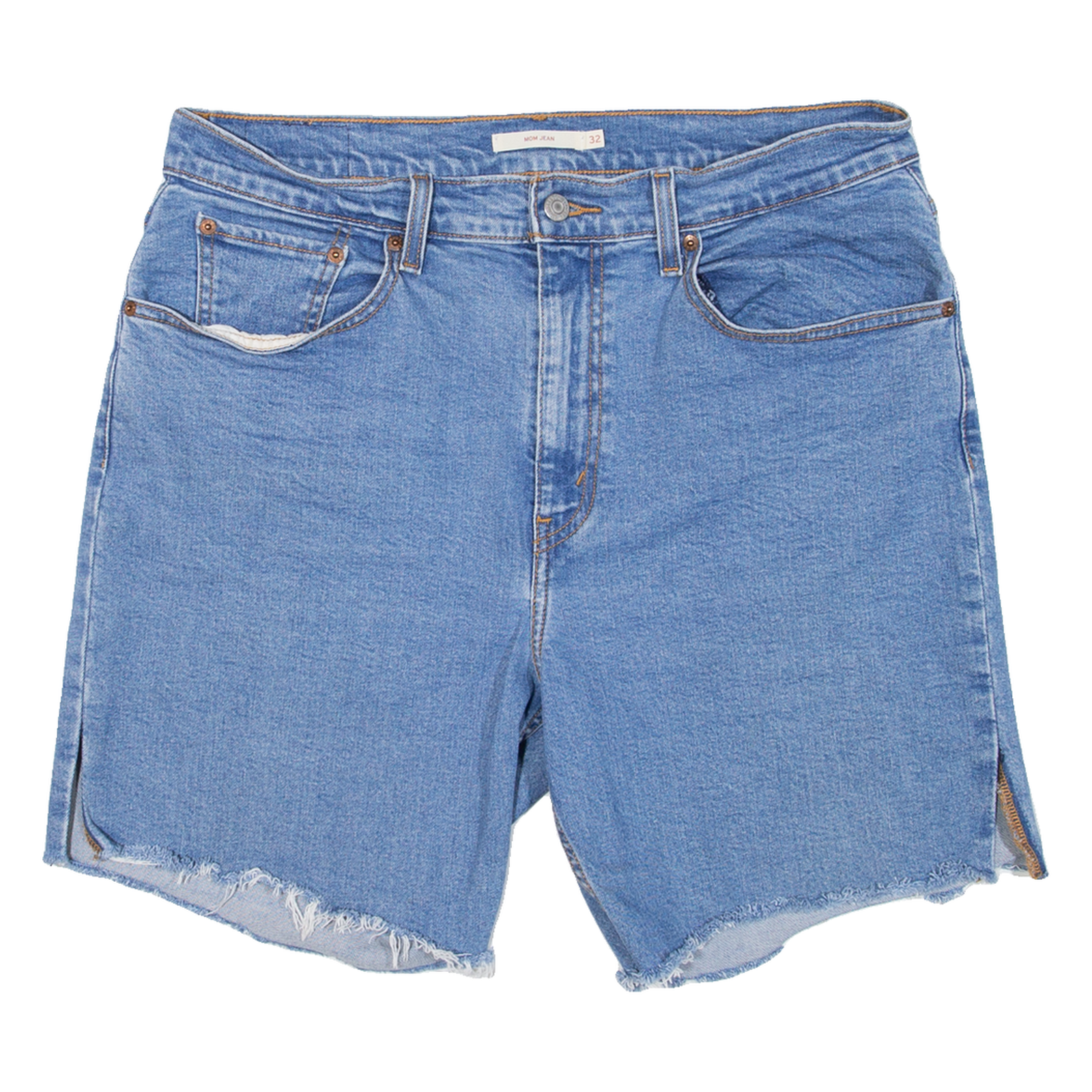 LEVI'S Womens Denim Shorts Blue Relaxed M W32 Refurbished - N/A refurbished available on Cerqular