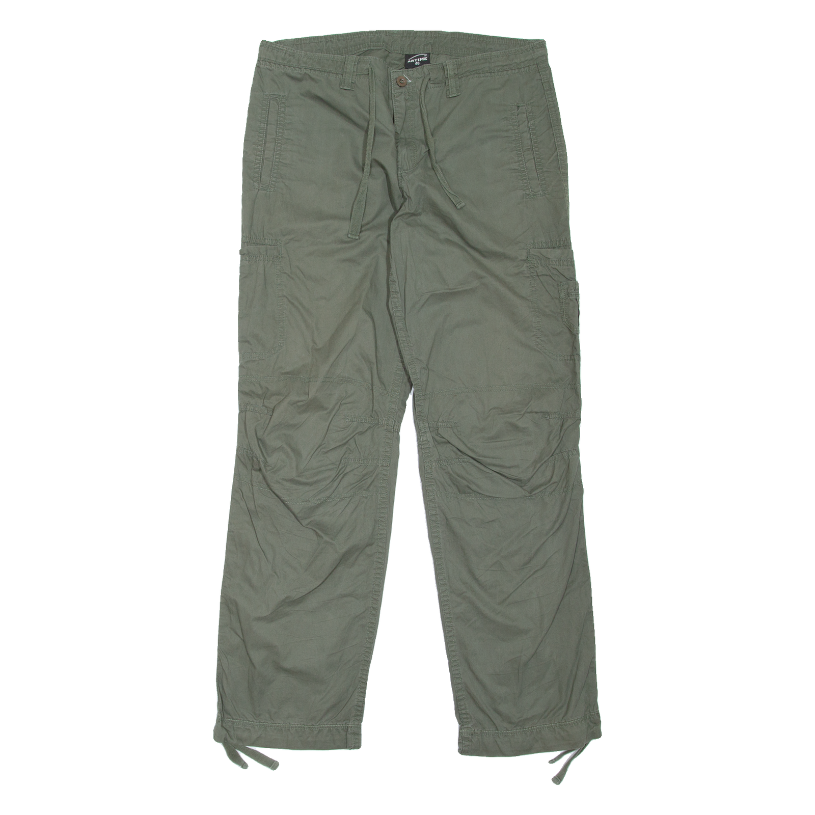 ARTIME Womens Trousers Green Regular Straight W34 L32 Refurbished - N/A refurbished available on Cerqular