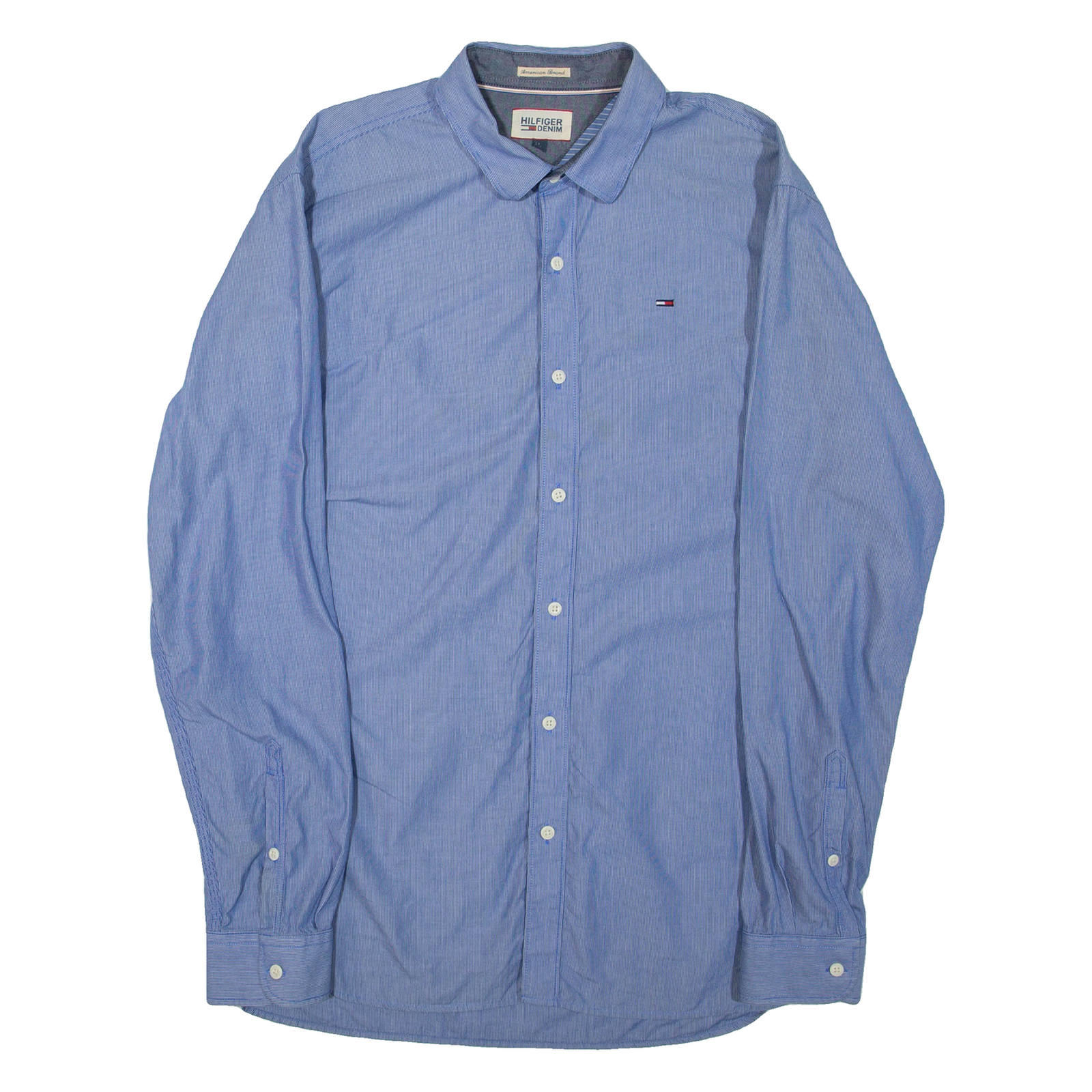 Buy TOMMY HILFIGER Mens Shirt Blue Striped Long Sleeve L Refurbished - $28.59 TOMMY HILFIGER Mens Shirt Blue Striped Long Sleeve L Refurbished - N/A refurbished available on Cerqular