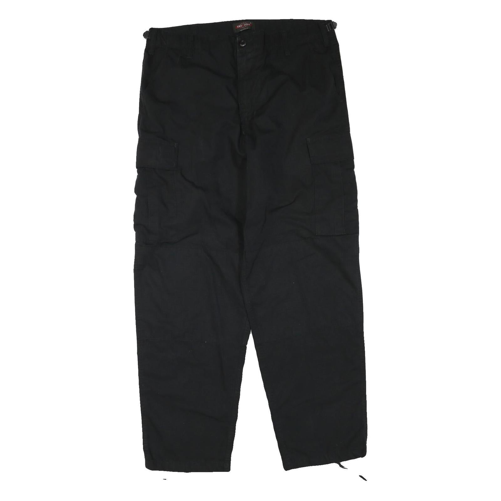 Buy TRU-SPEC Mens Cotton Blend Black Regular Cargo Trousers W36 L33 Durable Zip Refurbished - $23.39 TRU-SPEC Mens Cotton Blend Black Regular Cargo Trousers W36 L33 Durable Zip Refurbished - N/A refurbished available on Cerqular