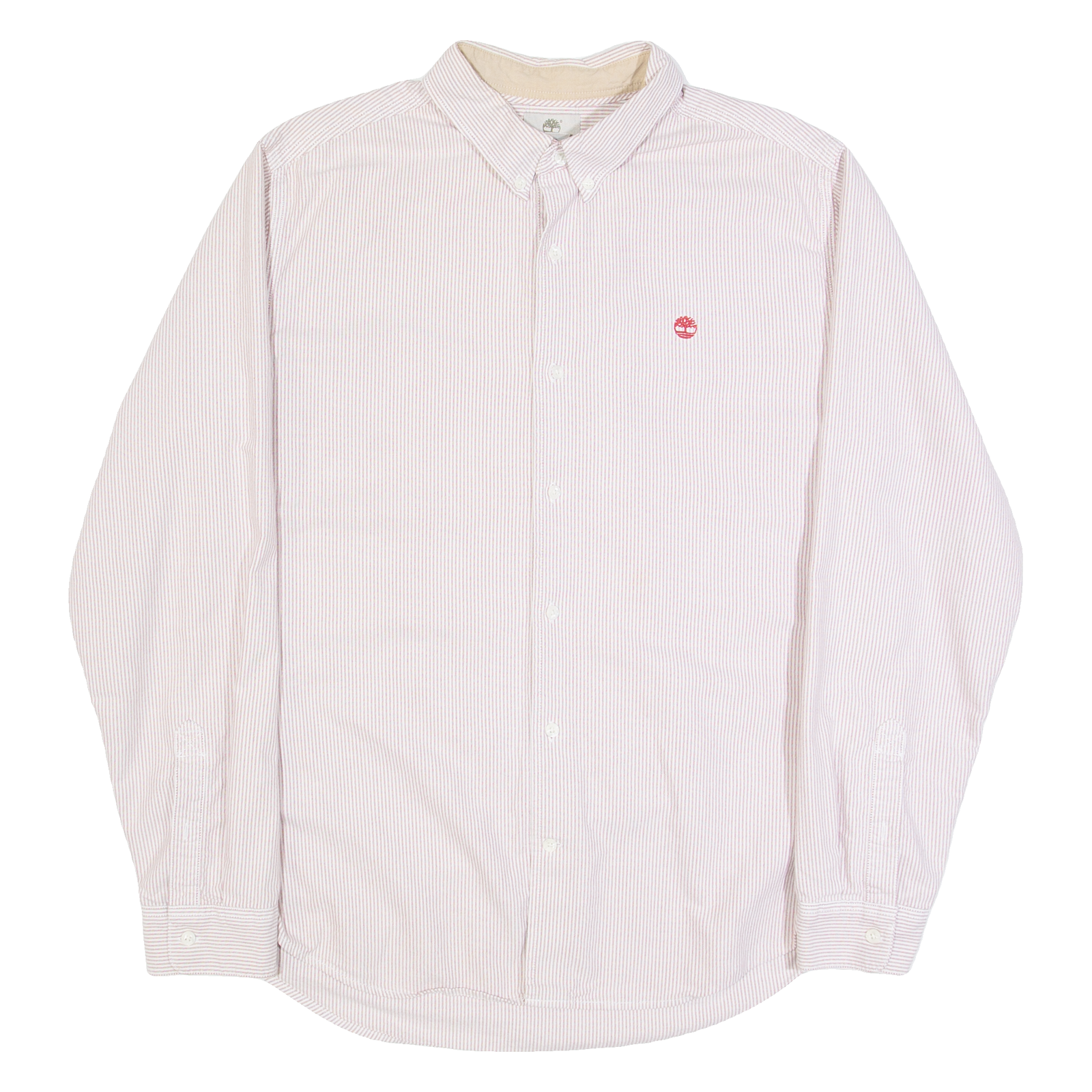 TIMBERLAND Slim Fit Mens Shirt Red Striped Long Sleeve XL Refurbished - N/A refurbished available on Cerqular