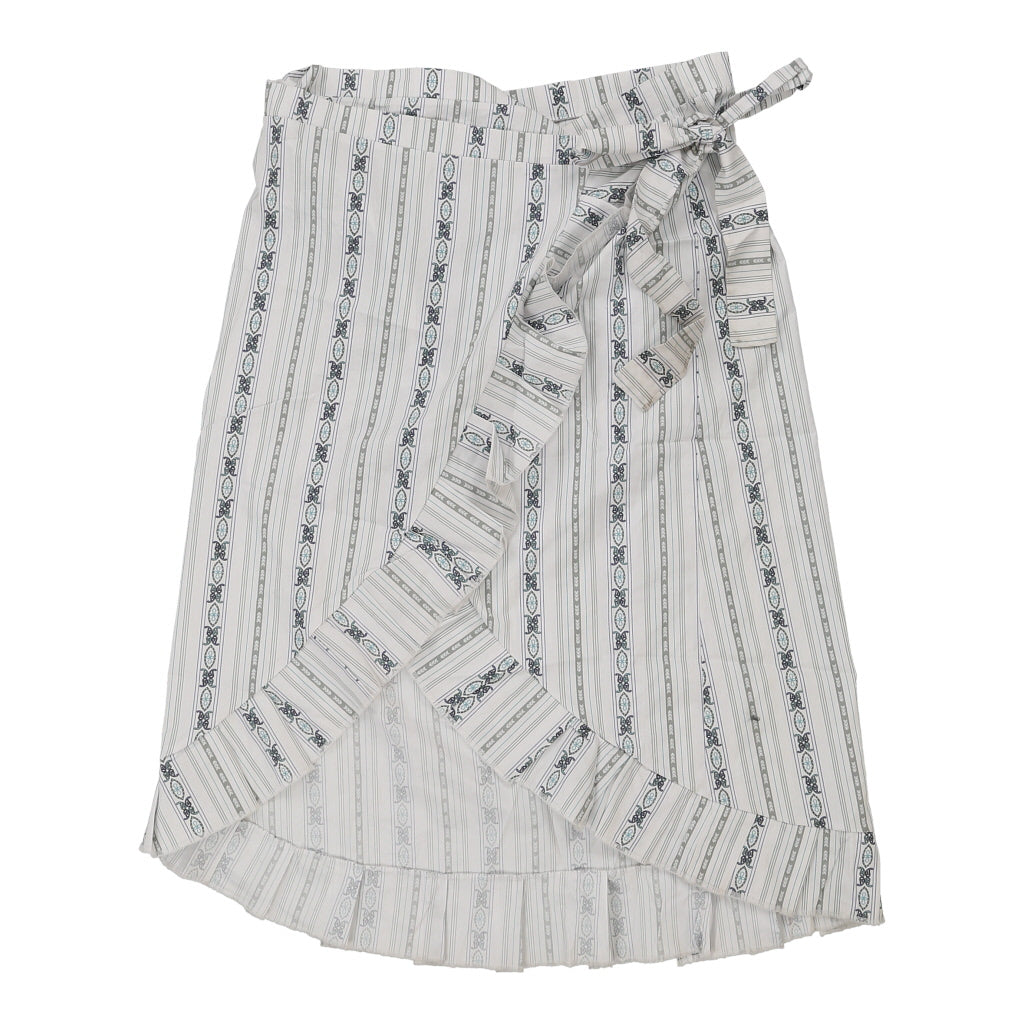 Unbranded Skirt - Medium White Cotton Refurbished - Thrifted (note: this is a term often used to describe second- refurbished available on Cerqular