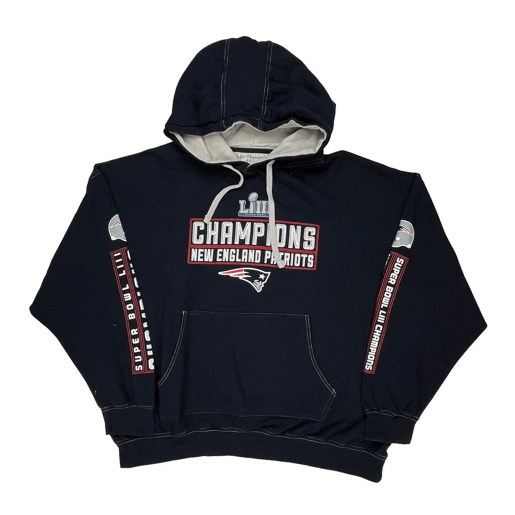 Buy New England Patriots Fanatics Nfl Hoodie - 2XL Navy Cotton Blend Refurbished - $46.89 New England Patriots Fanatics Nfl Hoodie - 2XL Navy Cotton Blend Refurbished - Thrifted (note: this is a term often used to describe second- refurbished available on Cerqular
