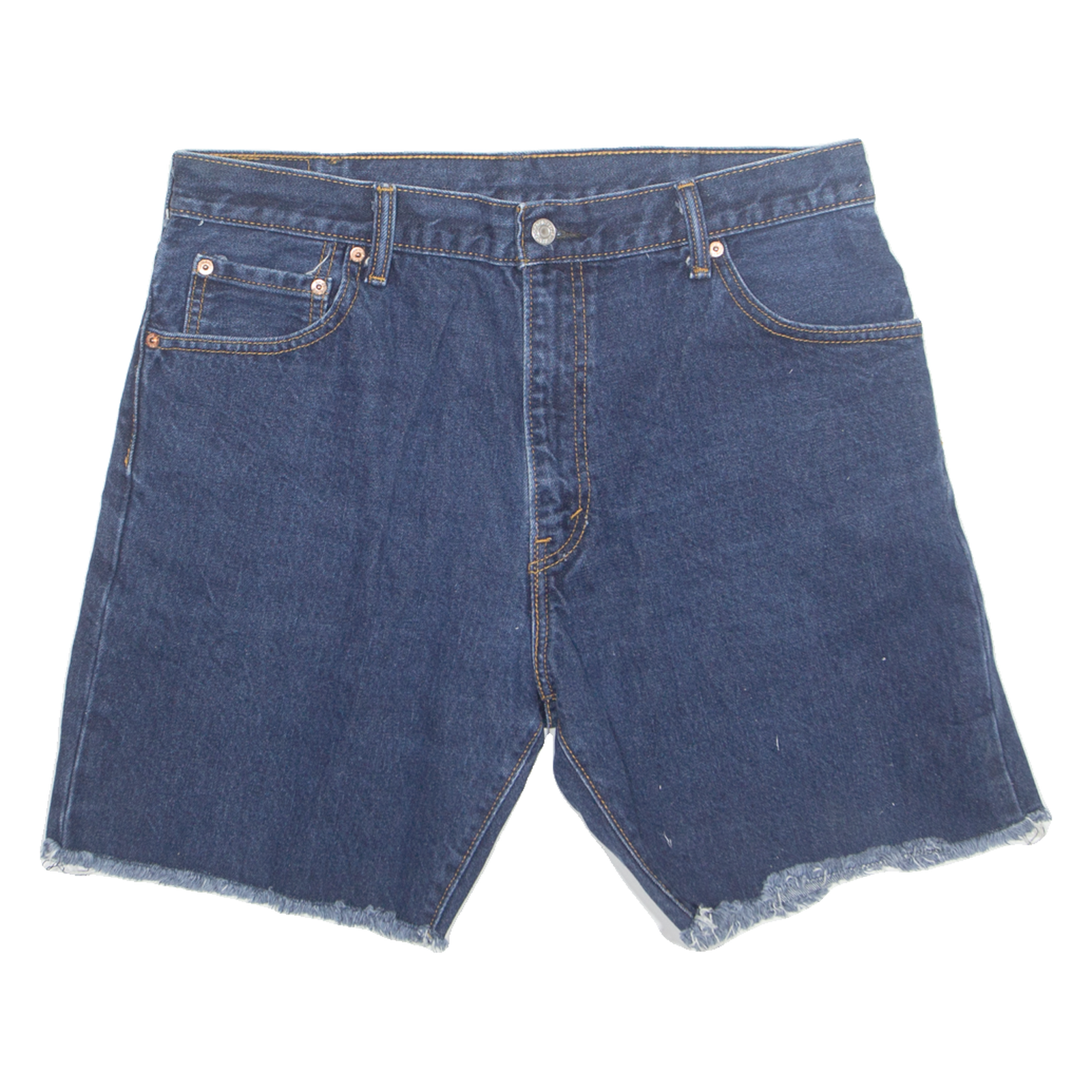 LEVI'S Cut Off 5 17 Mens Denim Shorts Blue L W35 Refurbished - N/A refurbished available on Cerqular
