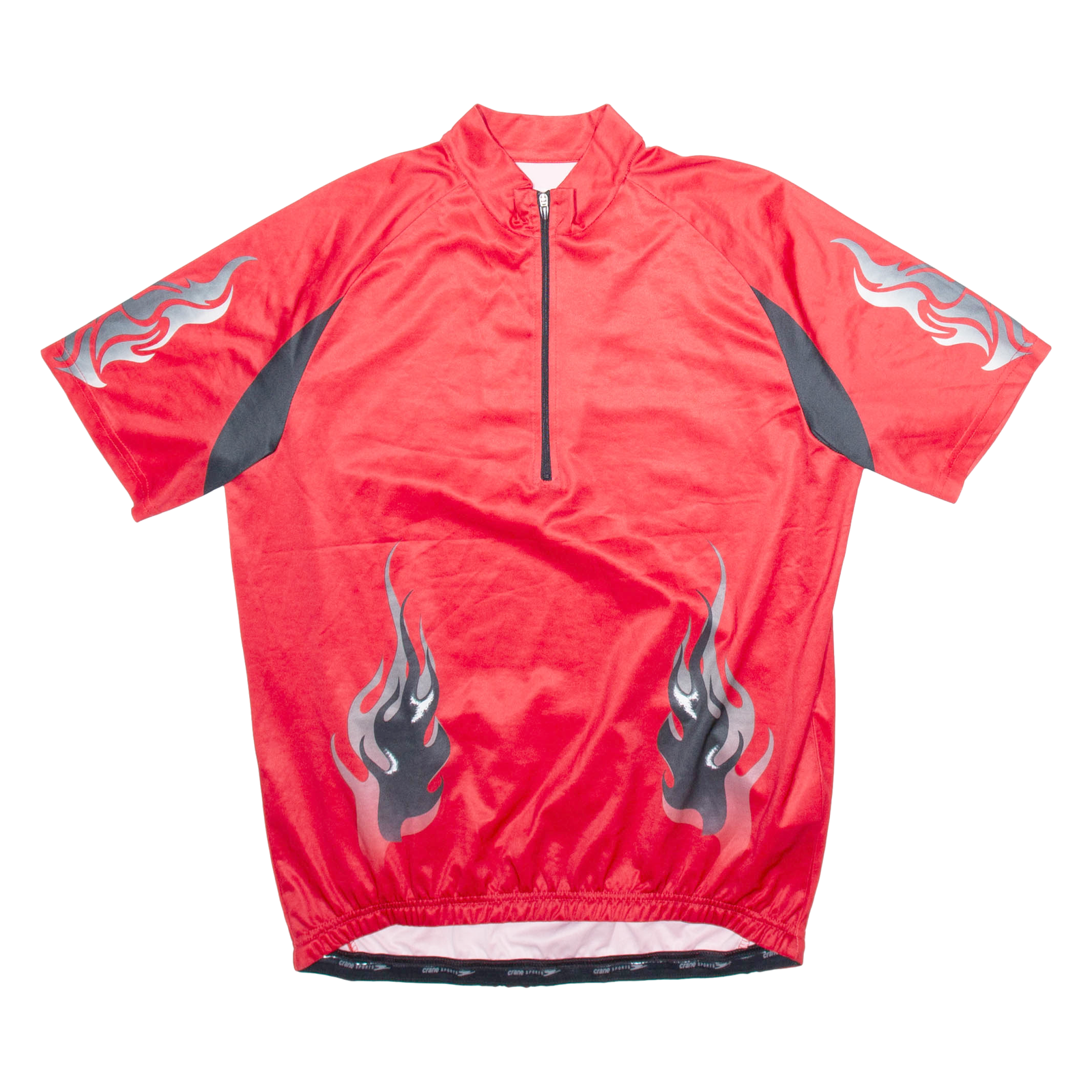 CRANE Cycling Mens Jersey Red 1/2 Zip M Refurbished - N/A refurbished available on Cerqular