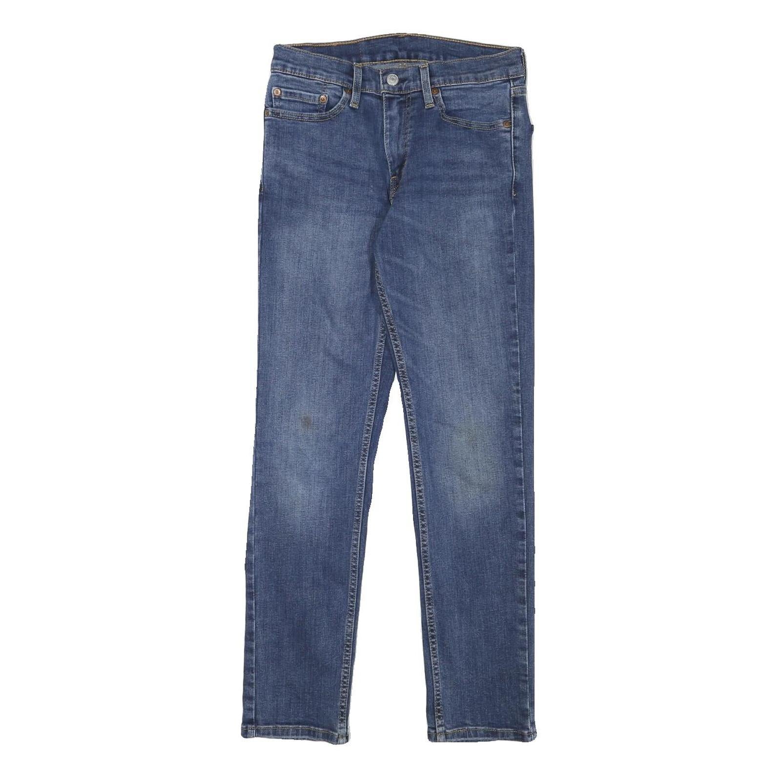 LEVI'S 511 Mens Slim Blue Denim Jeans Cotton Blend W26 L28 Classic Zip Refurbished - N/A refurbished available on Cerqular