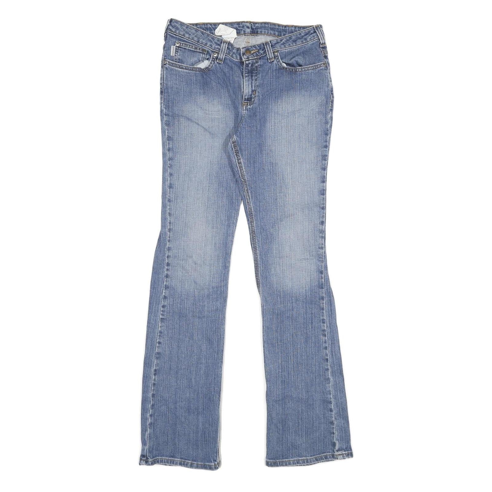CARHARTT Womens Jeans Blue Classic Flared Denim Medium W32 L34 Refurbished - N/A refurbished available on Cerqular