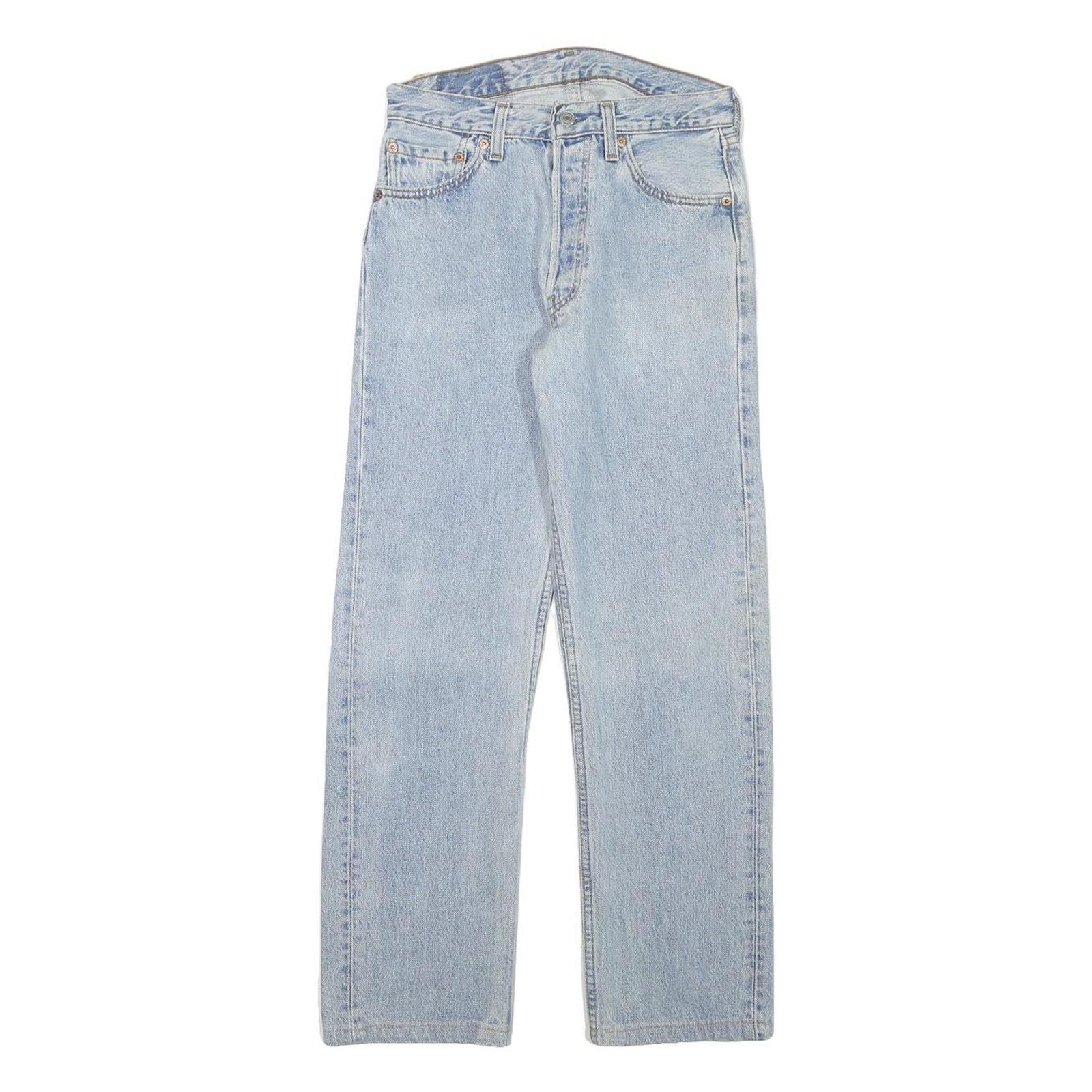 Buy LEVI'S 501 Mens Jeans Blue Regular Straight Denim Light W26 L27 Classic Button Refurbished - $45.49 LEVI'S 501 Mens Jeans Blue Regular Straight Denim Light W26 L27 Classic Button Refurbished - N/A refurbished available on Cerqular