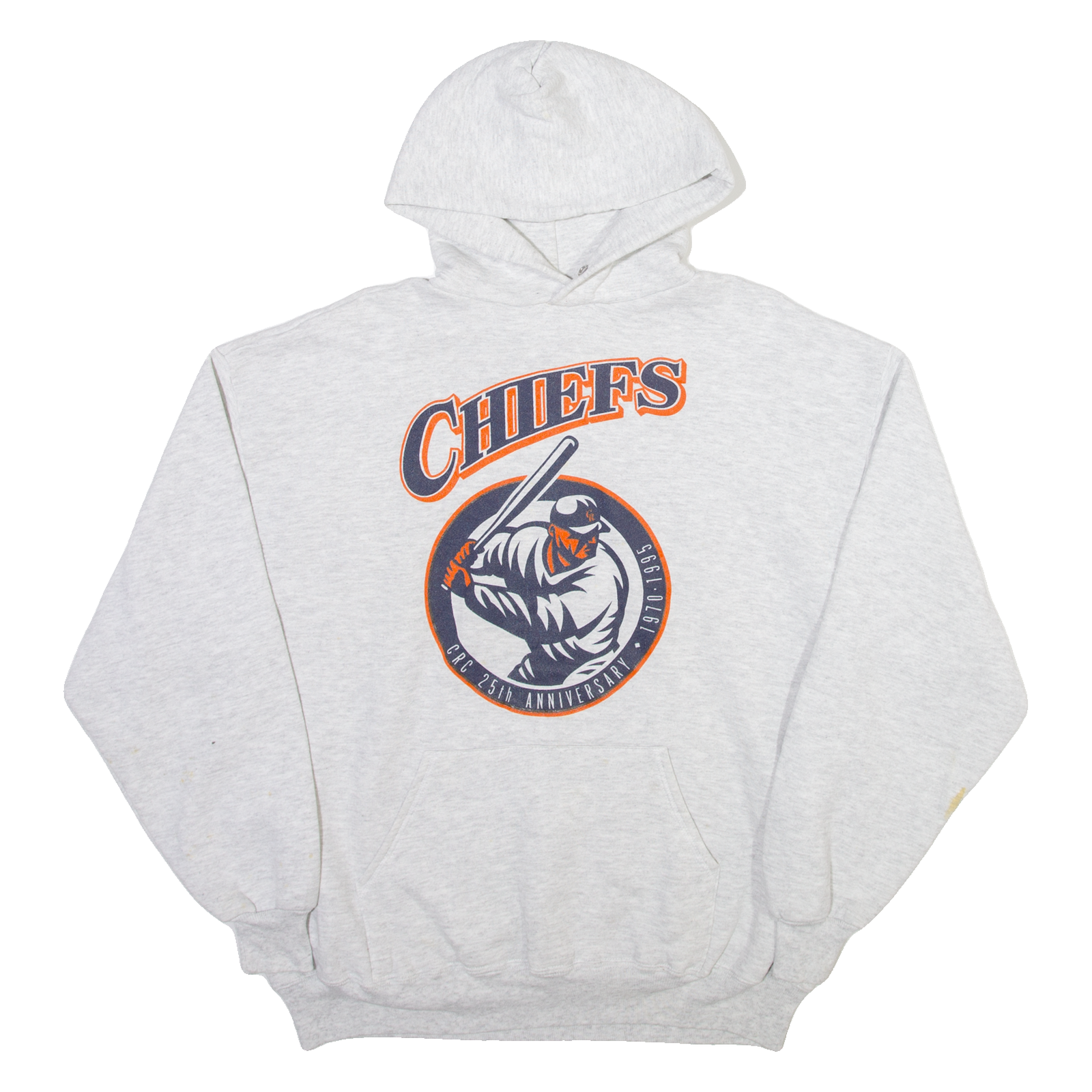 JERZEES Chiefs Mens Grey Hoodie USA XL Refurbished - N/A refurbished available on Cerqular