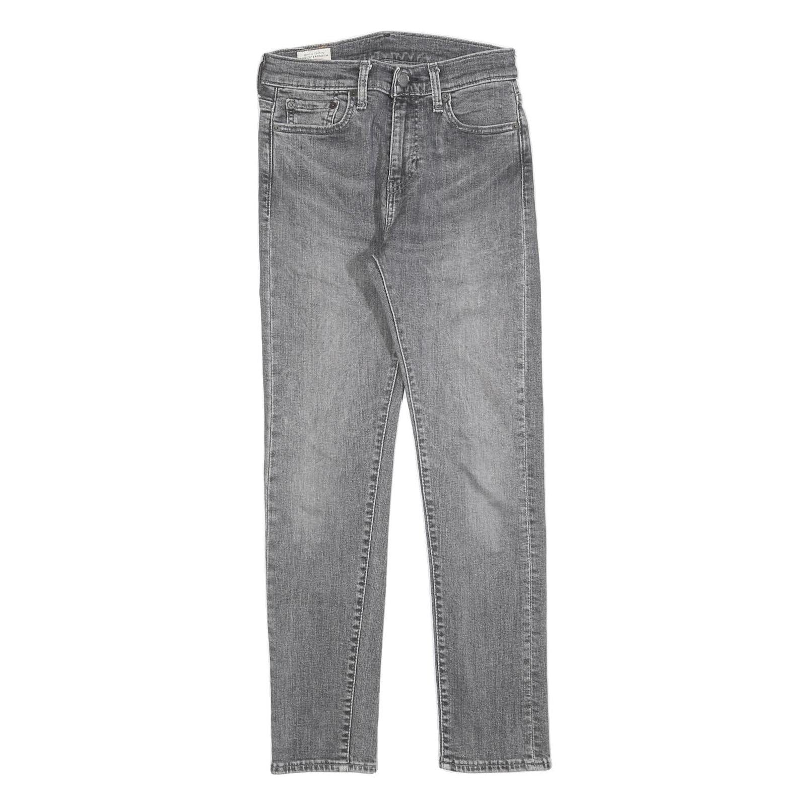 LEVI'S 510 BIG E Mens Jeans Grey Slim Skinny Denim Raw W28 L30 Vintage Style Refurbished - N/A refurbished available on Cerqular