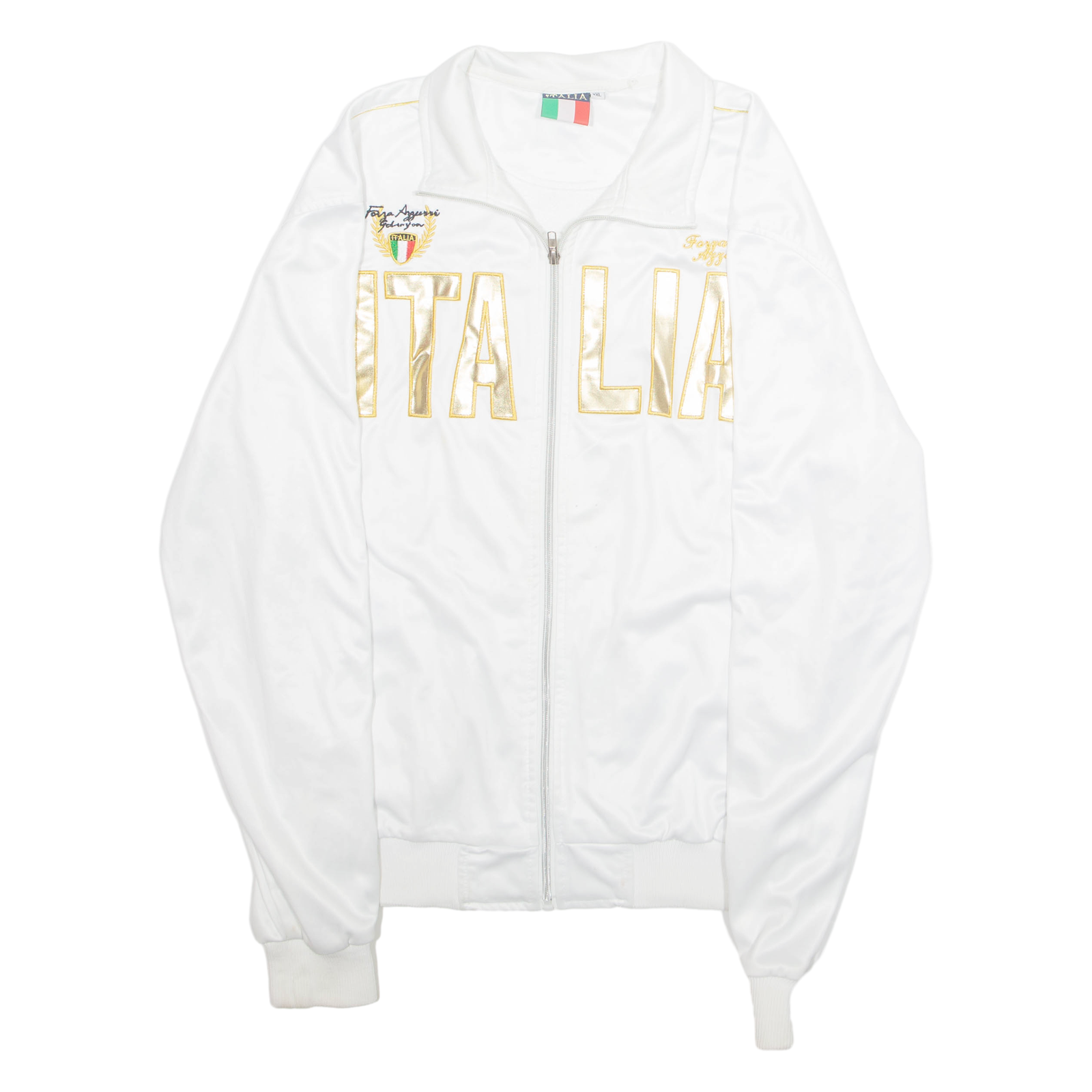 ITALIA Mens Shell Jacket White 2XL Refurbished - N/A refurbished available on Cerqular