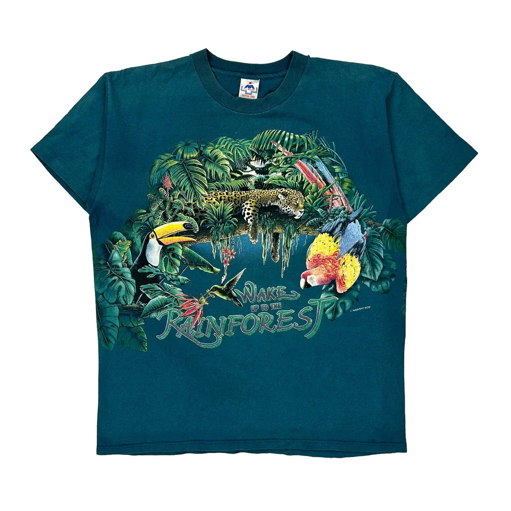 Buy Rainforest H.L. Miller Single Stitch T-Shirt - Large Blue Cotton Refurbished - $21.76 Rainforest H.L. Miller Single Stitch T-Shirt - Large Blue Cotton Refurbished - Thrifted (note: this is a term often used to describe second- refurbished available on Cerqular