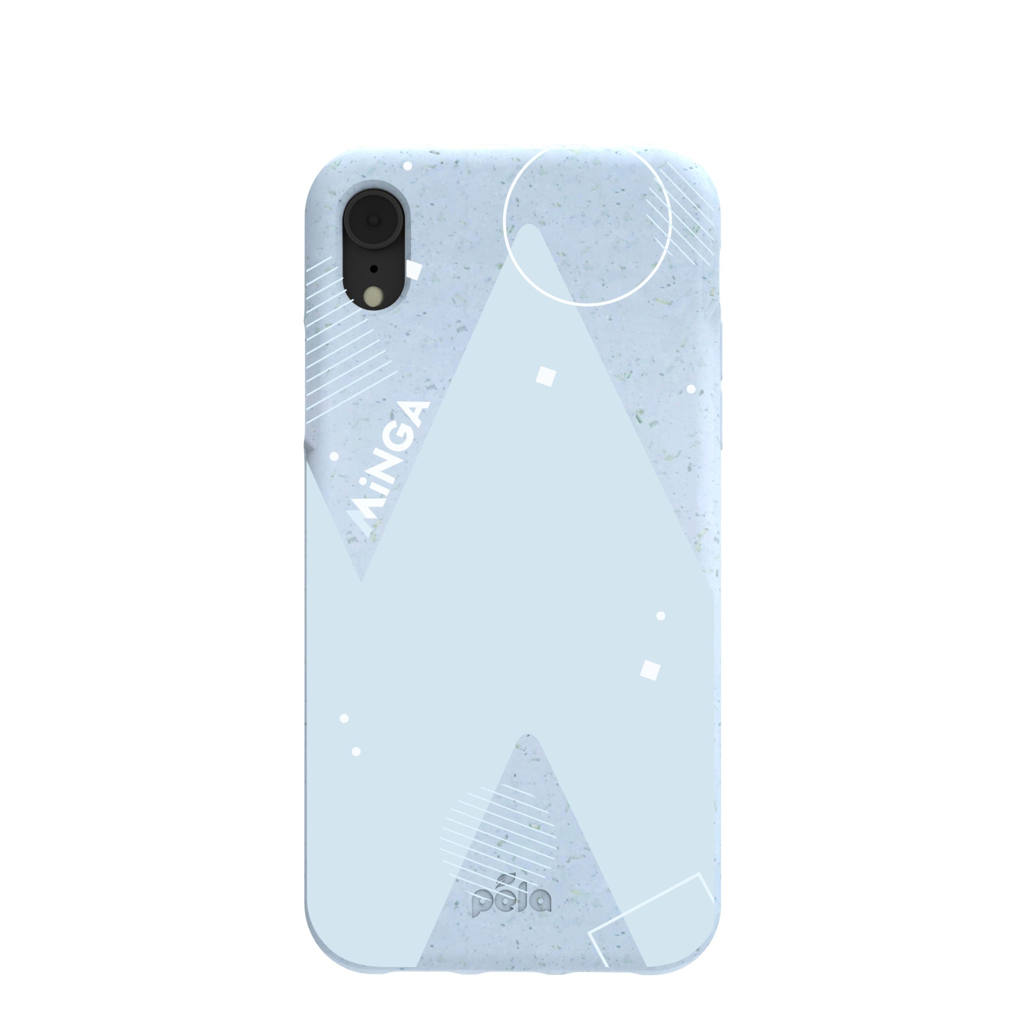 Powder Blue Minga Classic iPhone XR Case Refurbished - Pela Case refurbished available on Cerqular