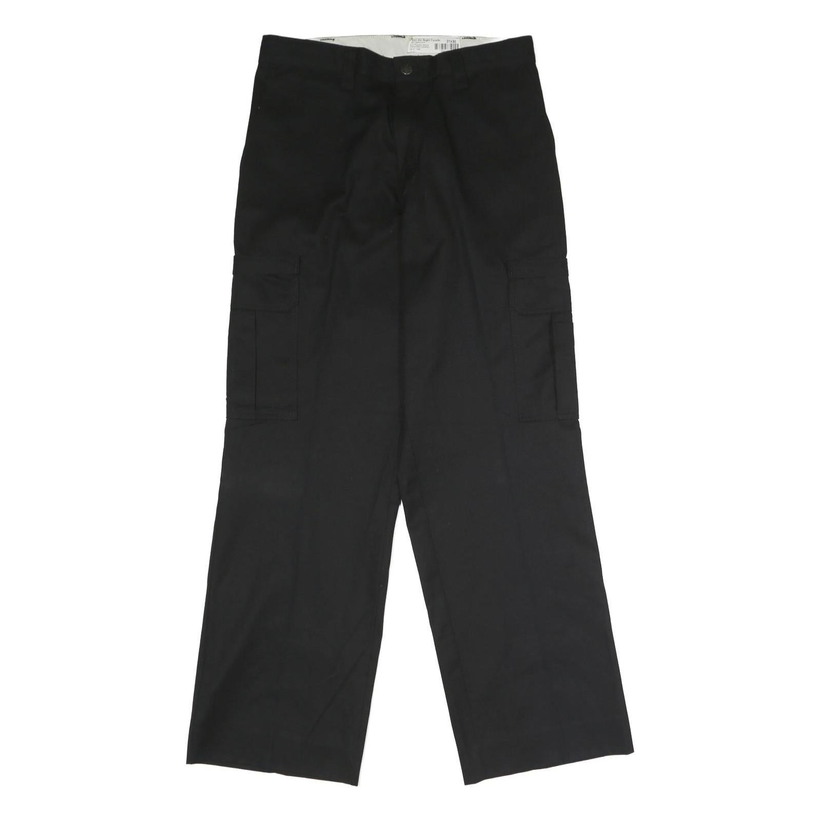 DICKIES Mens Polyester Blend Black Regular Cargo Trousers W31 L30 Workwear Zip Refurbished - N/A refurbished available on Cerqular