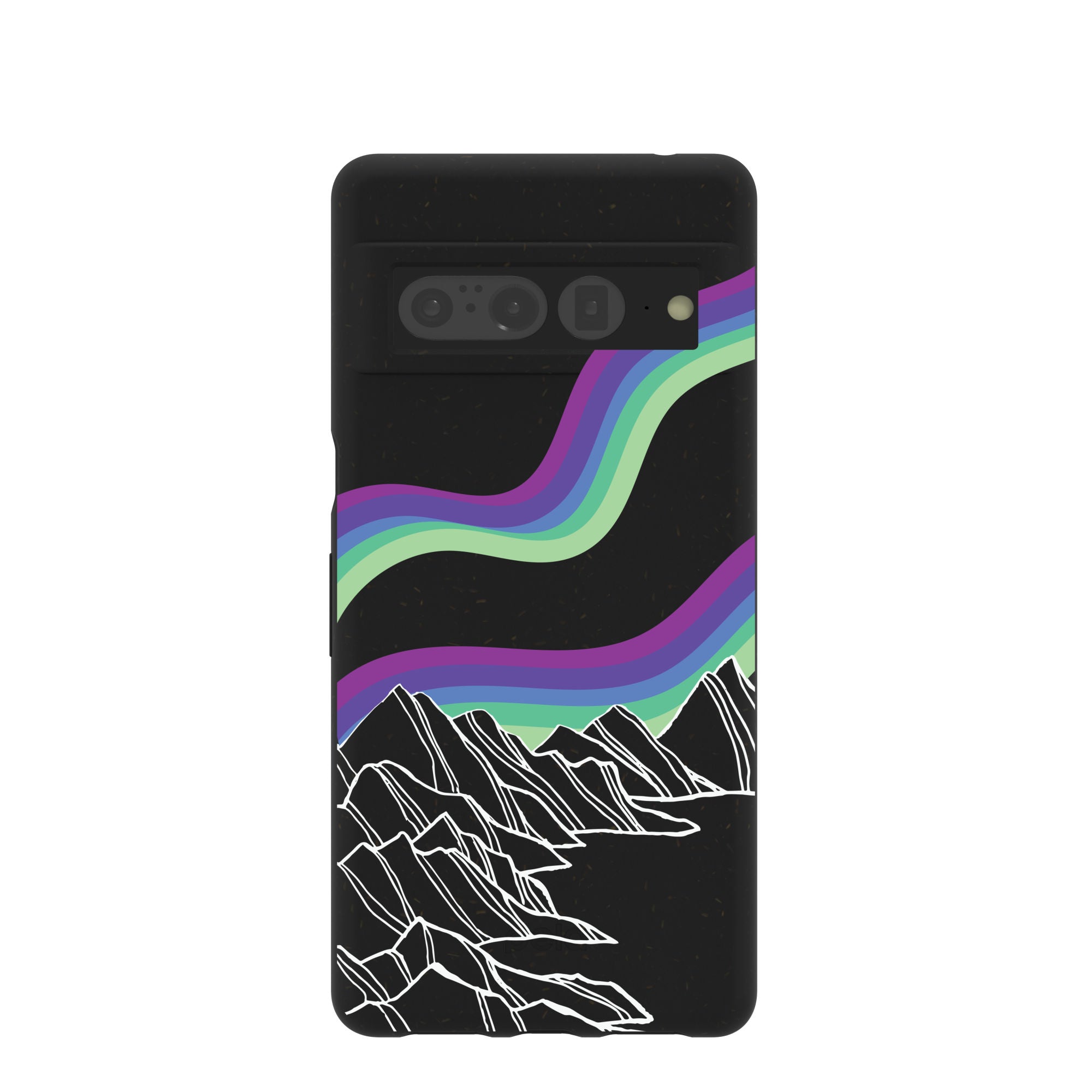 Black Glow Google Pixel 7 Pro Case Refurbished - Pela Case refurbished available on Cerqular