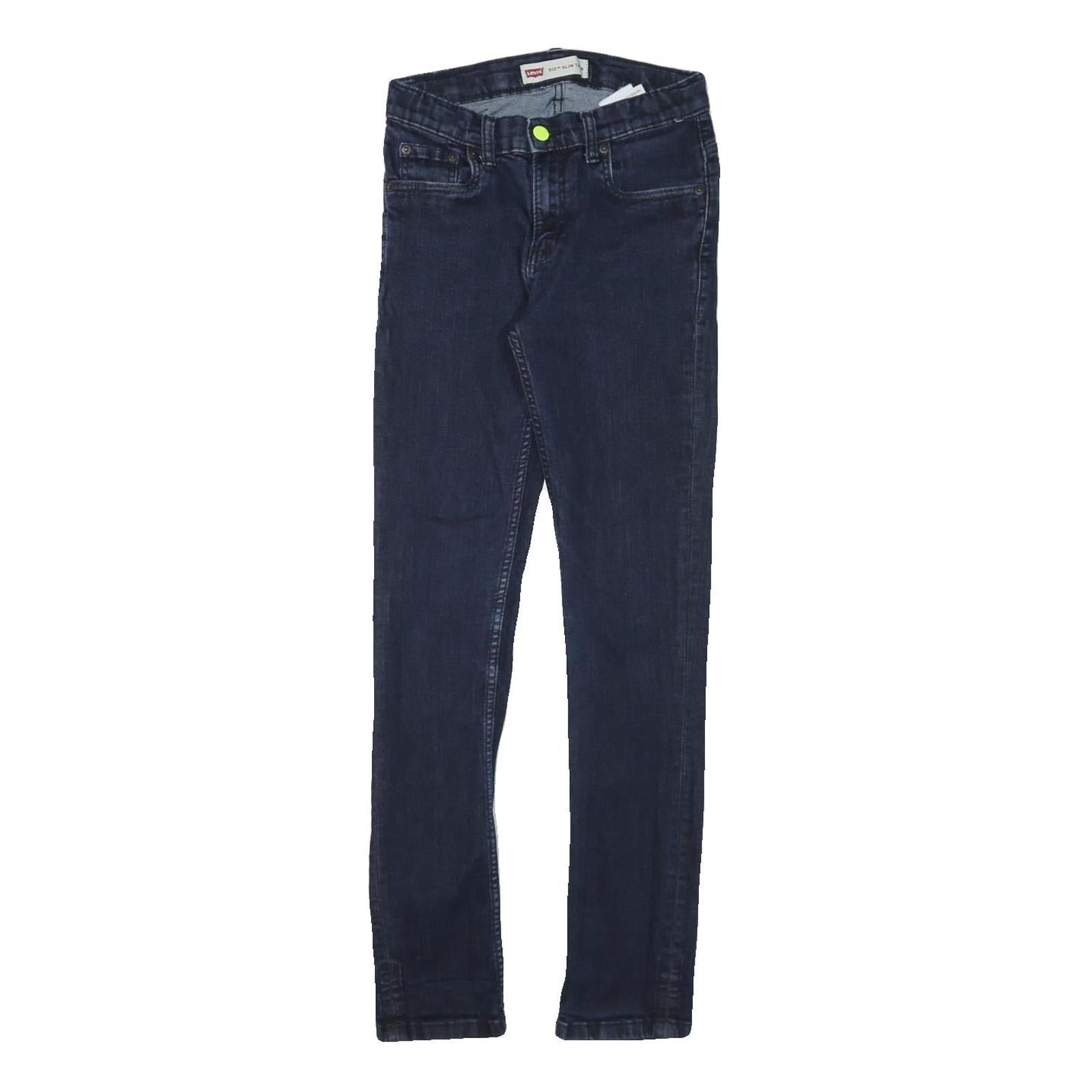 LEVI'S 512 Tapered Mens Jeans Blue Slim Denim Dark W26 L29 Slim Fit Zip Refurbished - N/A refurbished available on Cerqular