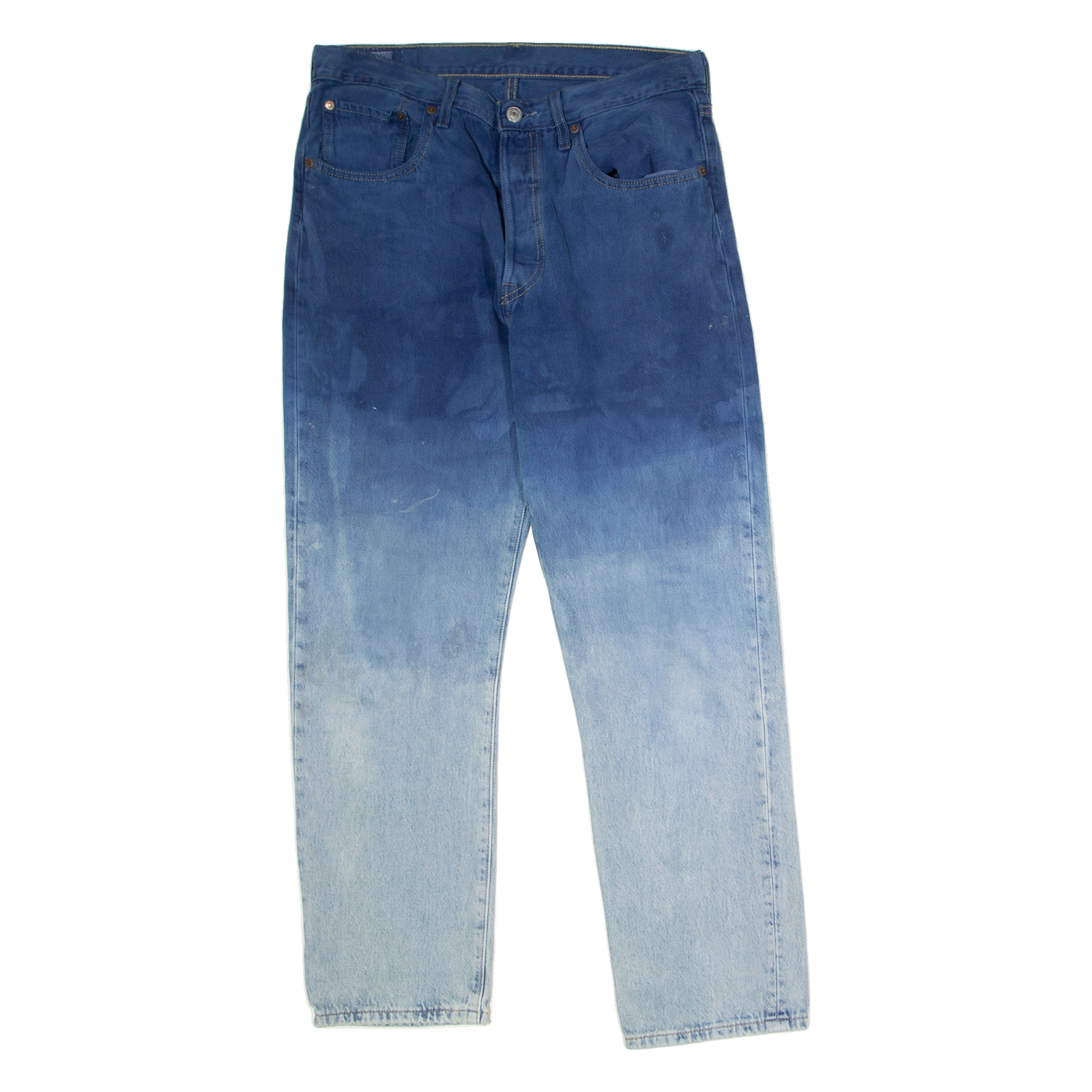 LEVI'S Mens Jeans Blue Regular Straight W30 L28 Refurbished - N/A refurbished available on Cerqular
