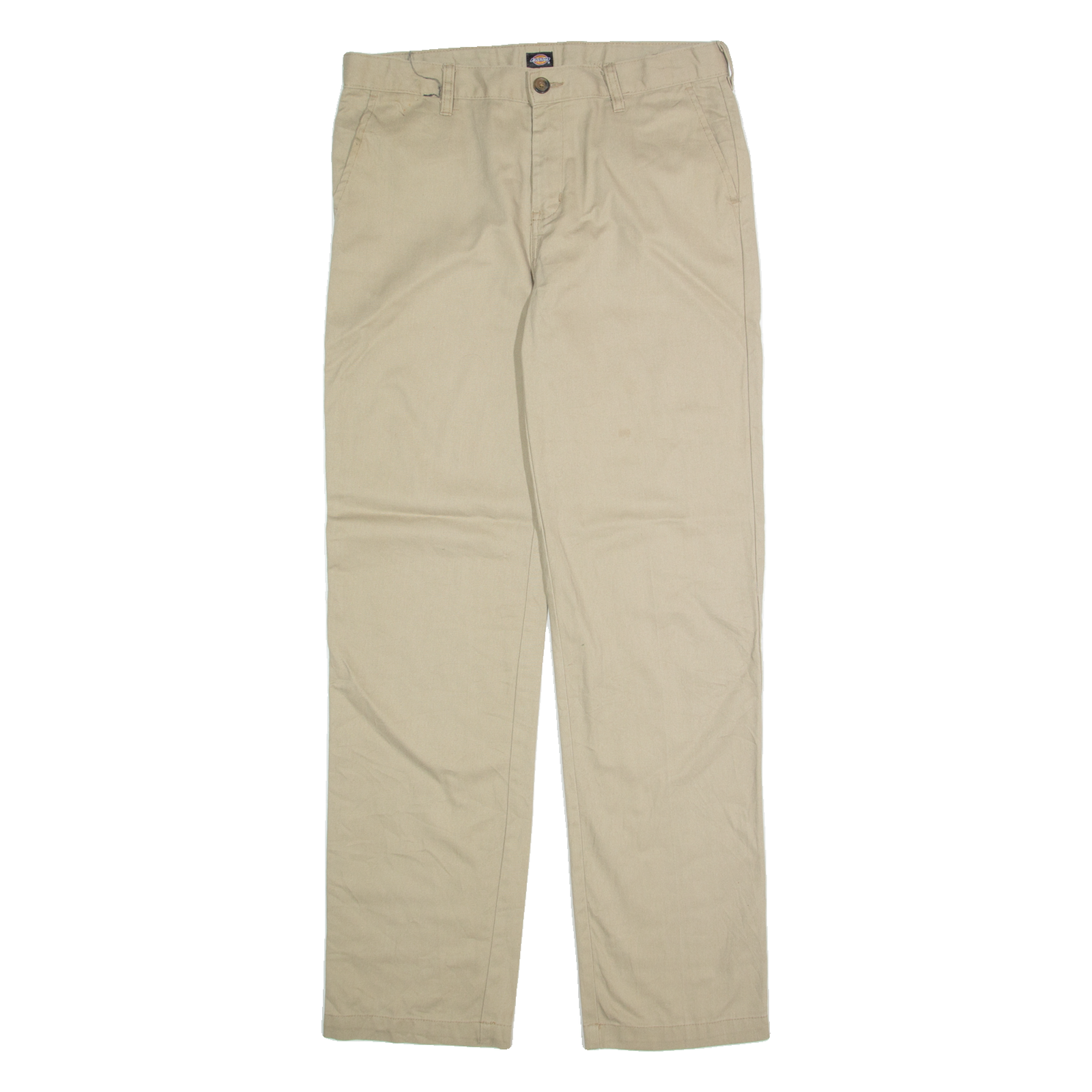 DICKIES Chino Womens Trousers Beige Regular Straight W32 L31 Refurbished - N/A refurbished available on Cerqular