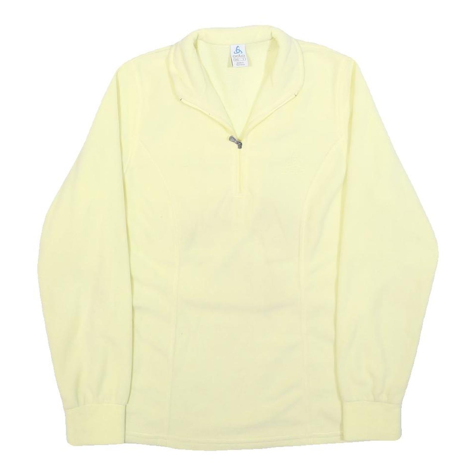 ODLO Womens Cream Plain Jumper Pullover Crew Neck Basic Knit S Lightweight Refurbished - N/A refurbished available on Cerqular