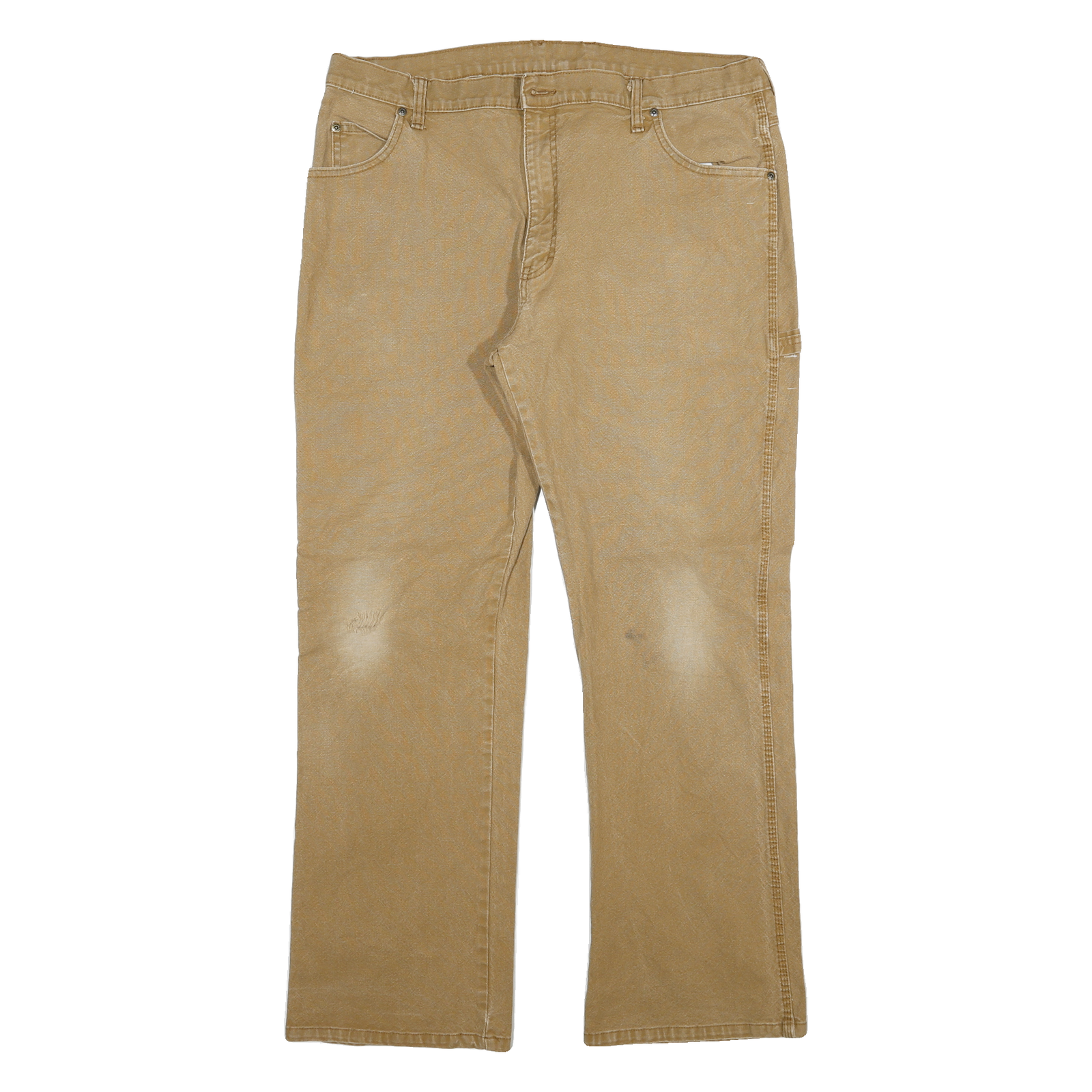 DICKIES Mens Jeans Beige Relaxed Straight Denim W36 L32 Workwear Zip Fastening Refurbished - N/A refurbished available on Cerqular