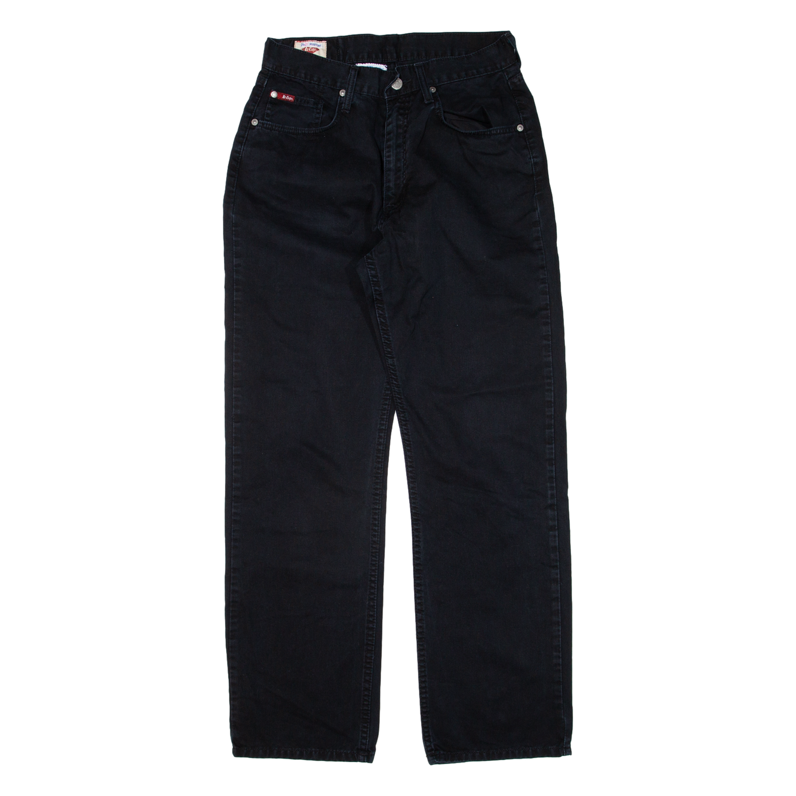 LEE COOPER Mens Trousers Black Relaxed Straight W27 L28 Refurbished - N/A refurbished available on Cerqular