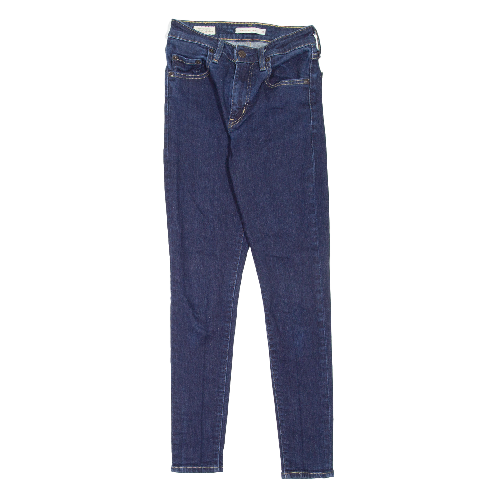 Buy LEVI'S 721 High Rise BIG E Womens Jeans Blue Slim Skinny W25 L28 Refurbished - $36.39 LEVI'S 721 High Rise BIG E Womens Jeans Blue Slim Skinny W25 L28 Refurbished - N/A refurbished available on Cerqular