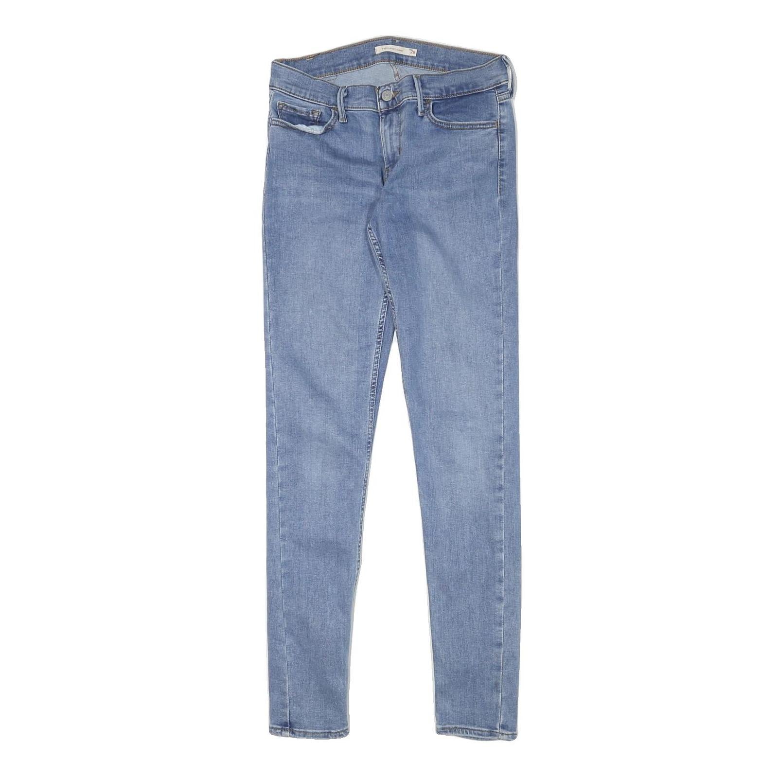LEVI'S Womens Jeans Blue Slim Skinny Denim Light W27 L30 Classic Zip Refurbished - N/A refurbished available on Cerqular
