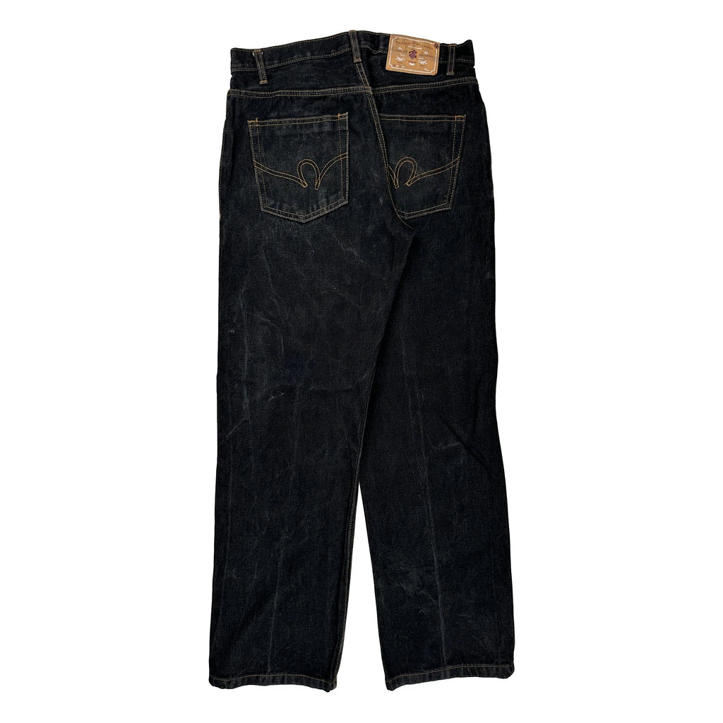 Rocawear Jeans - 33W 30L Black Denim Refurbished - Thrifted (note: this is a term often used to describe second- refurbished available on Cerqular