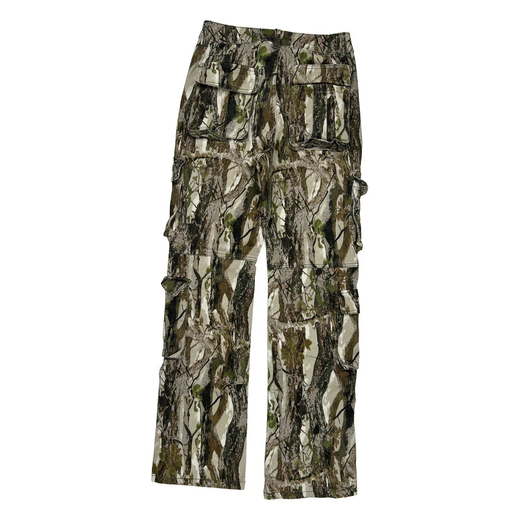 Unbranded Camo Cargo Trousers - 27W 30L Camo Cotton Refurbished - Thrifted (note: this is a term often used to describe second- refurbished available on Cerqular