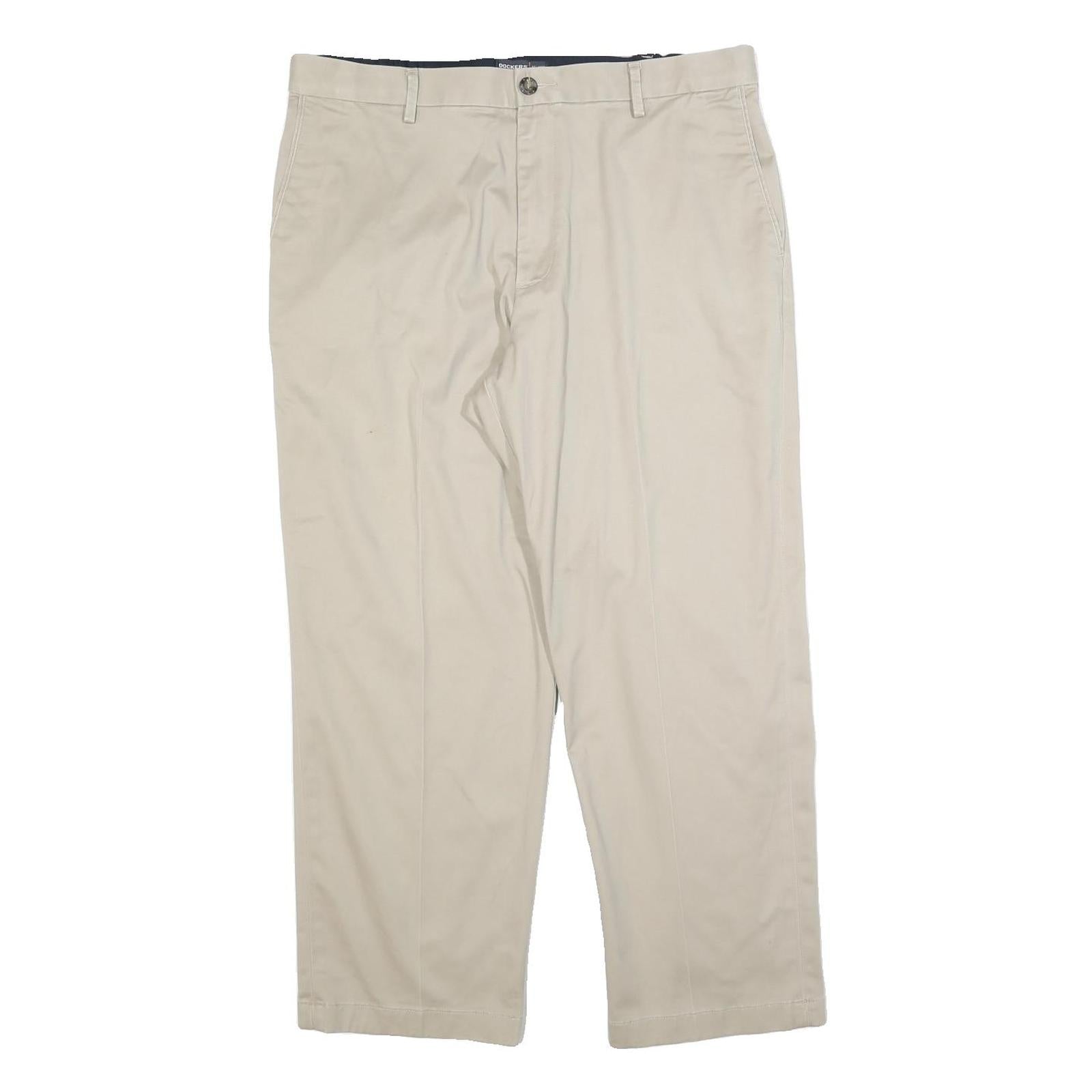 Buy DOCKERS Mens Cotton Blend Beige Relaxed Straight Trousers W36 L27 Casual Refurbished - $33.79 DOCKERS Mens Cotton Blend Beige Relaxed Straight Trousers W36 L27 Casual Refurbished - N/A refurbished available on Cerqular