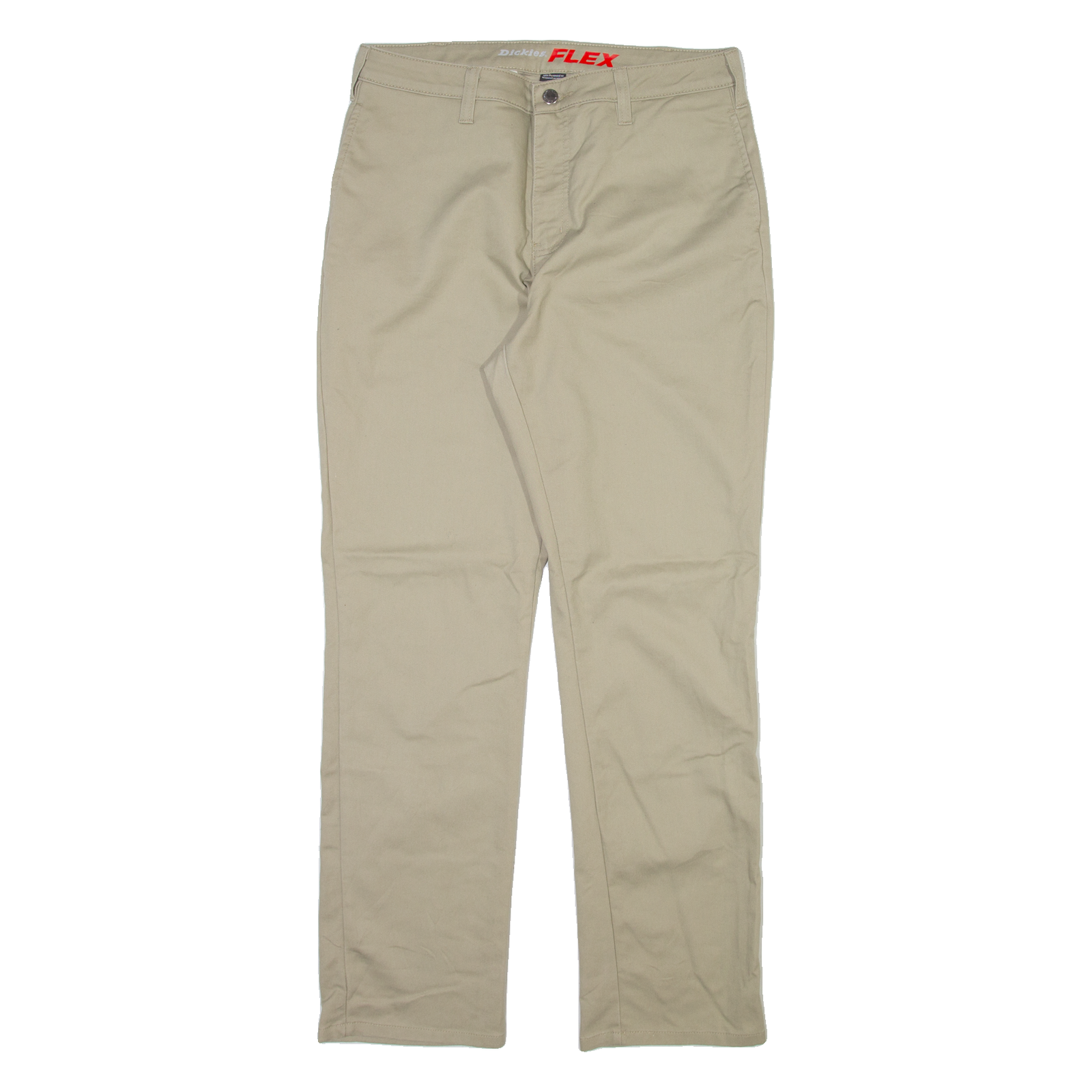 DICKIES Womens Trousers Beige Regular Straight W32 L30 Refurbished - N/A refurbished available on Cerqular