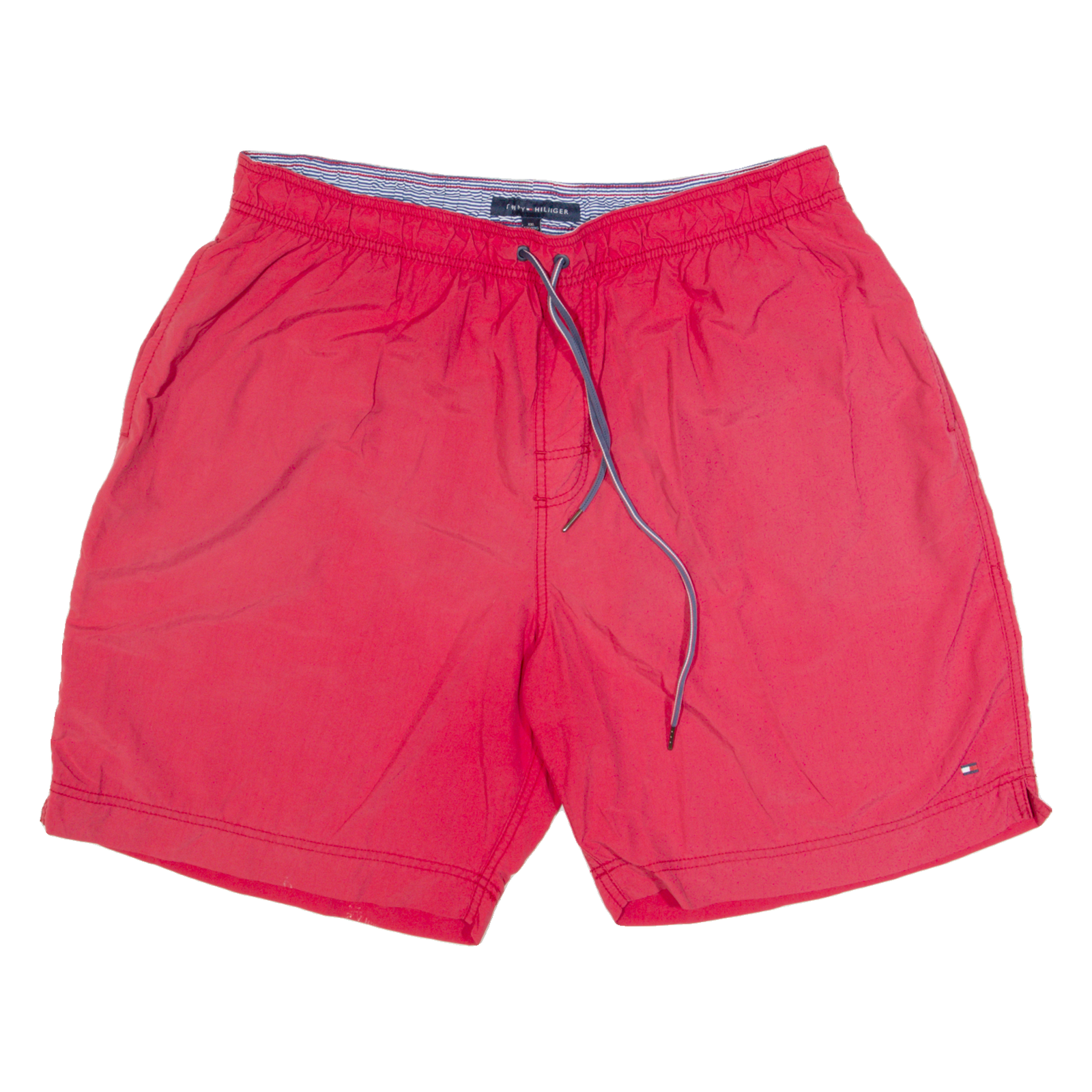 TOMMY HILFIGER Mens Swimming Shorts Red Relaxed 2XL W34 Refurbished - N/A refurbished available on Cerqular